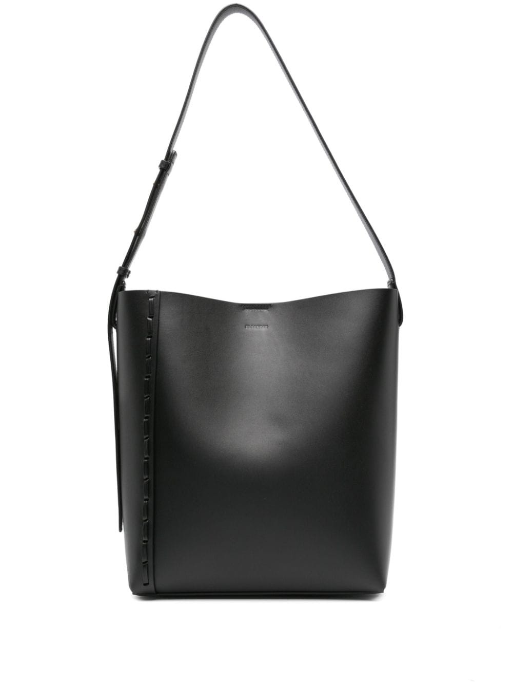 medium leather tote bag - 1