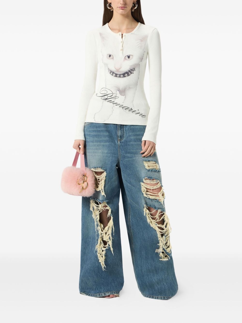 printed jersey T-shirt - 2