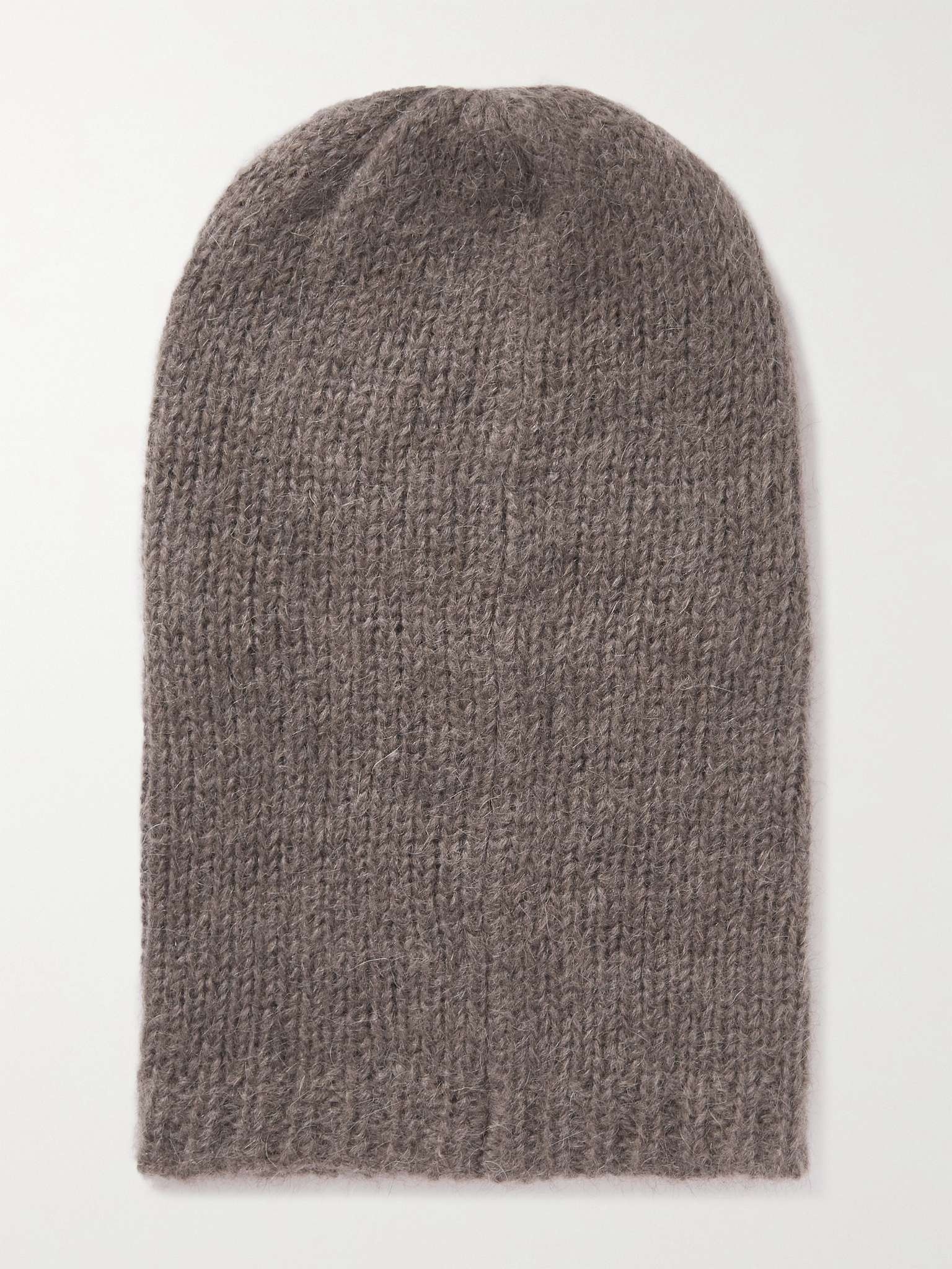 Logo-Appliquéd Ribbed Mohair-Blend Balaclava - 4