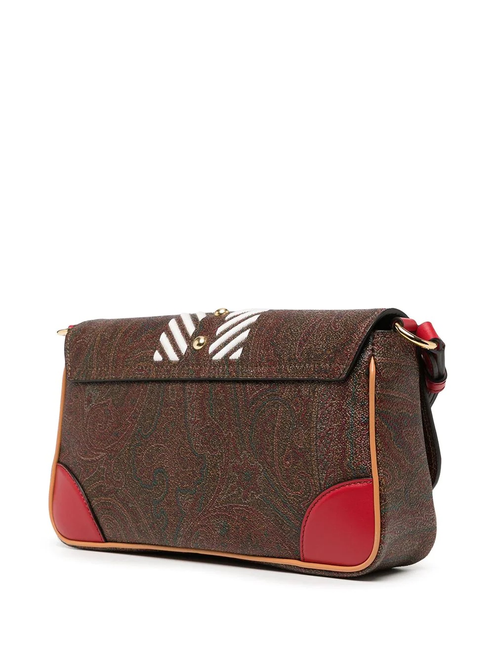 paisley-print shoulder bag - 3