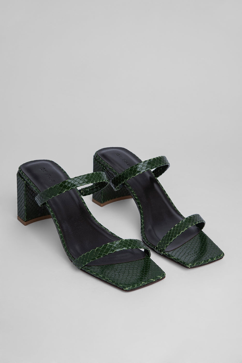 Tanya Emerald Snake Print Leather - 3
