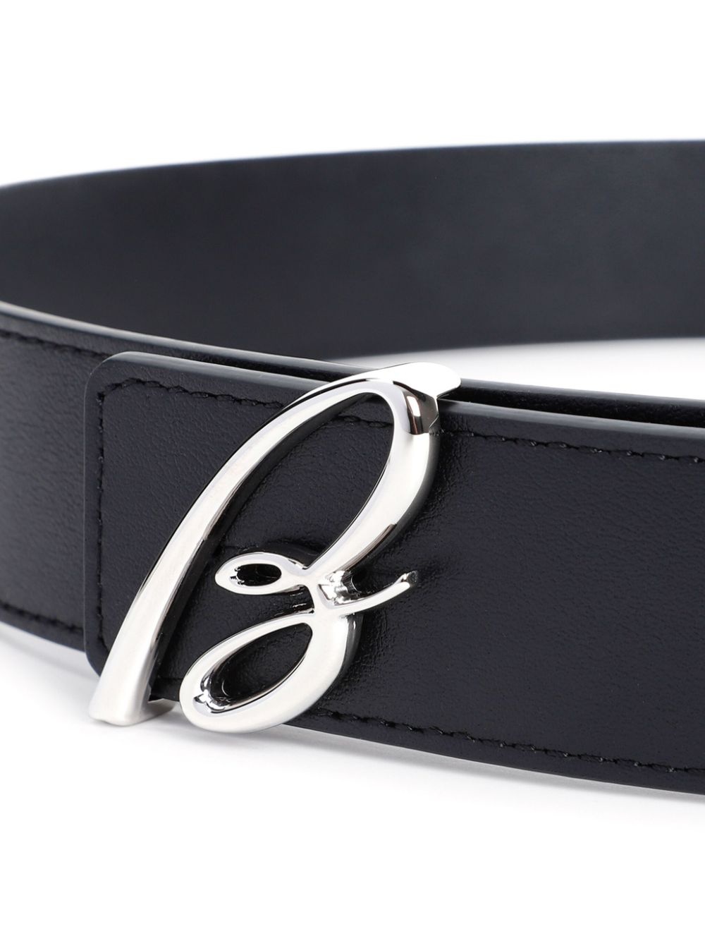 logo-buckle belt - 2