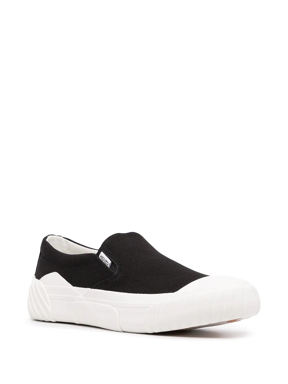 Tiger-crest slip-on sneakers - 2