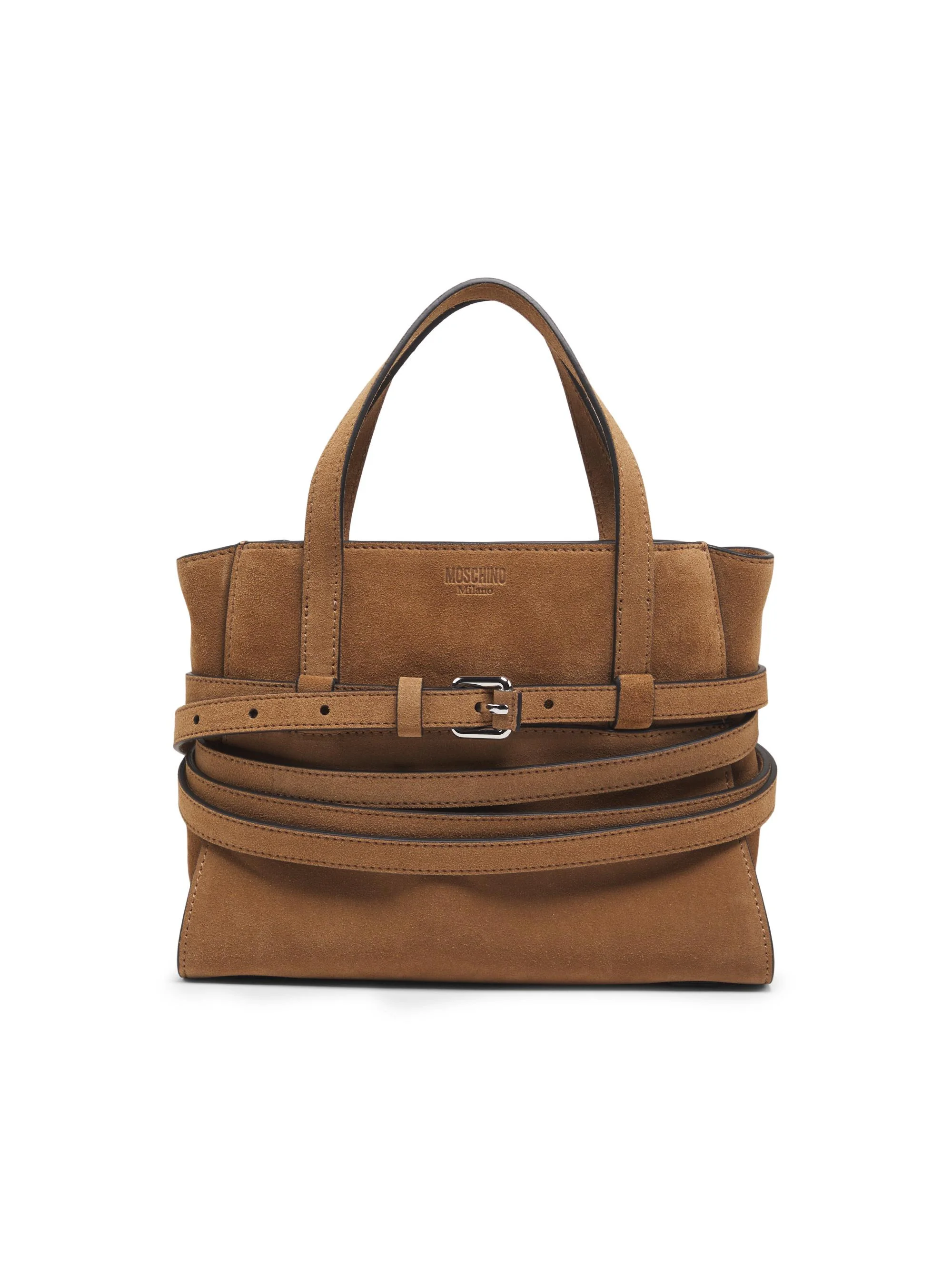 Women's Tie Me Suede Carryall - Tobacco - 1