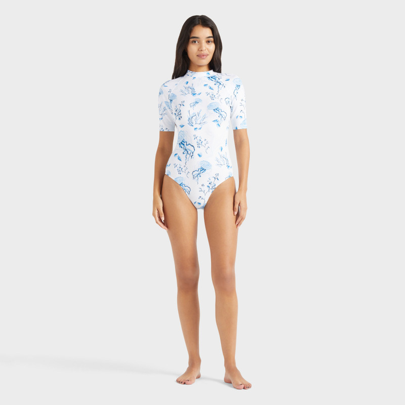 Vilebrequin Women UV Protection One-piece Rashguard Medusa and Shells outlook