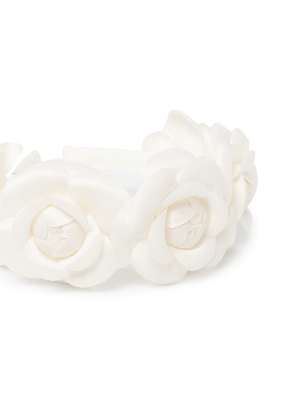 Eden floral-embroidered headband - 3