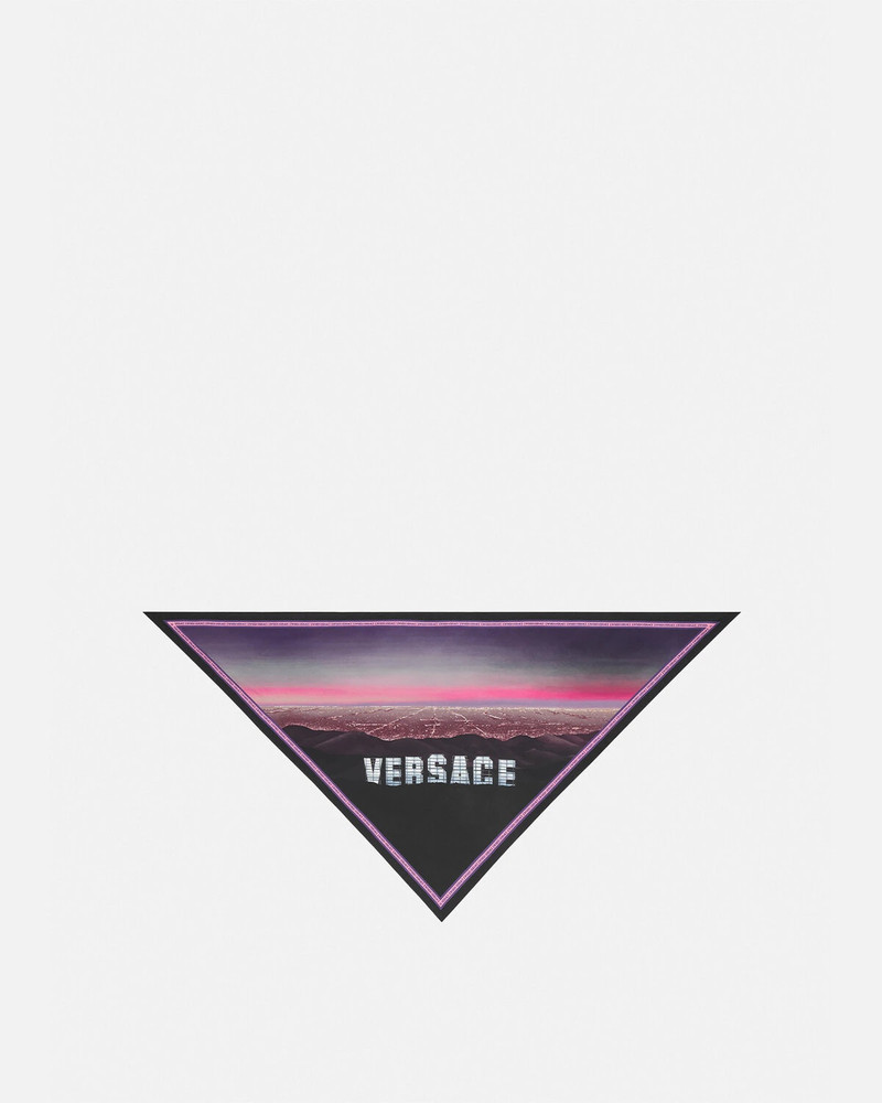 Versace Hills Large Silk Foulard 1