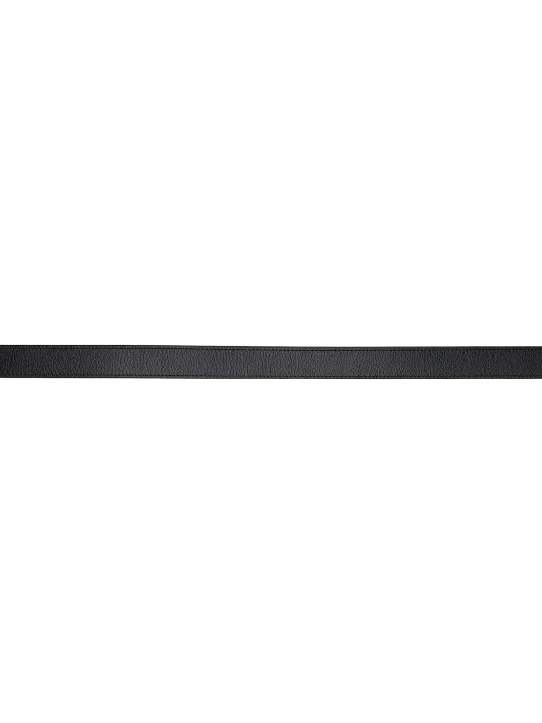 Black Angled Buckle Belt - 2