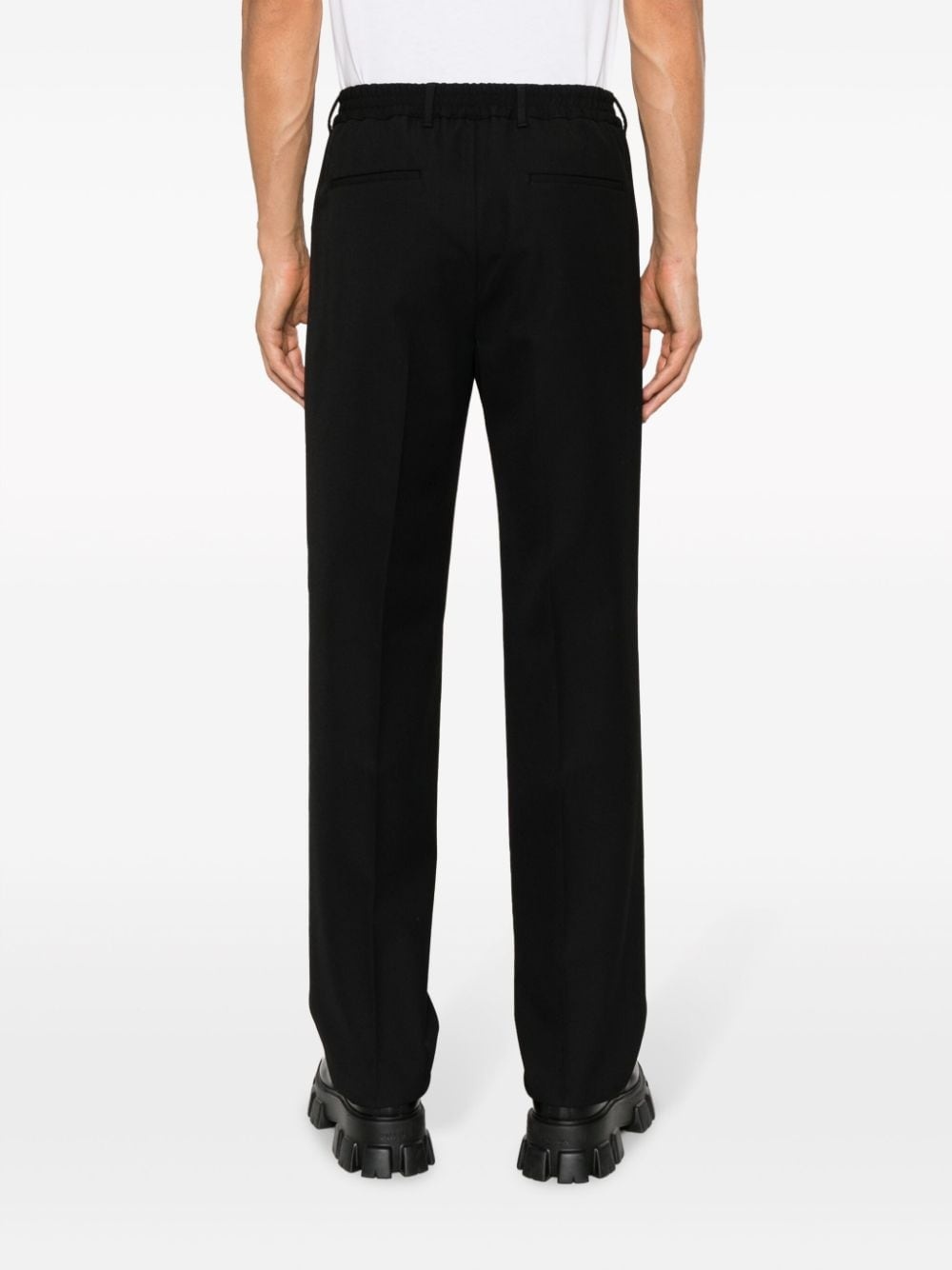 straight-leg tailored trousers - 4
