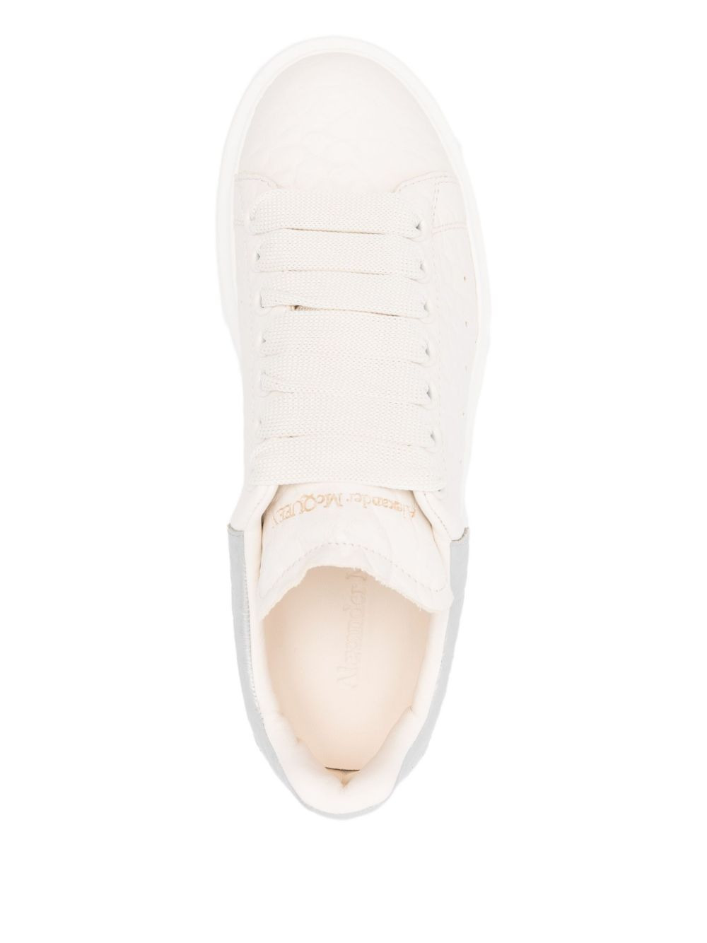 textured heel-tab ballet flats - 4