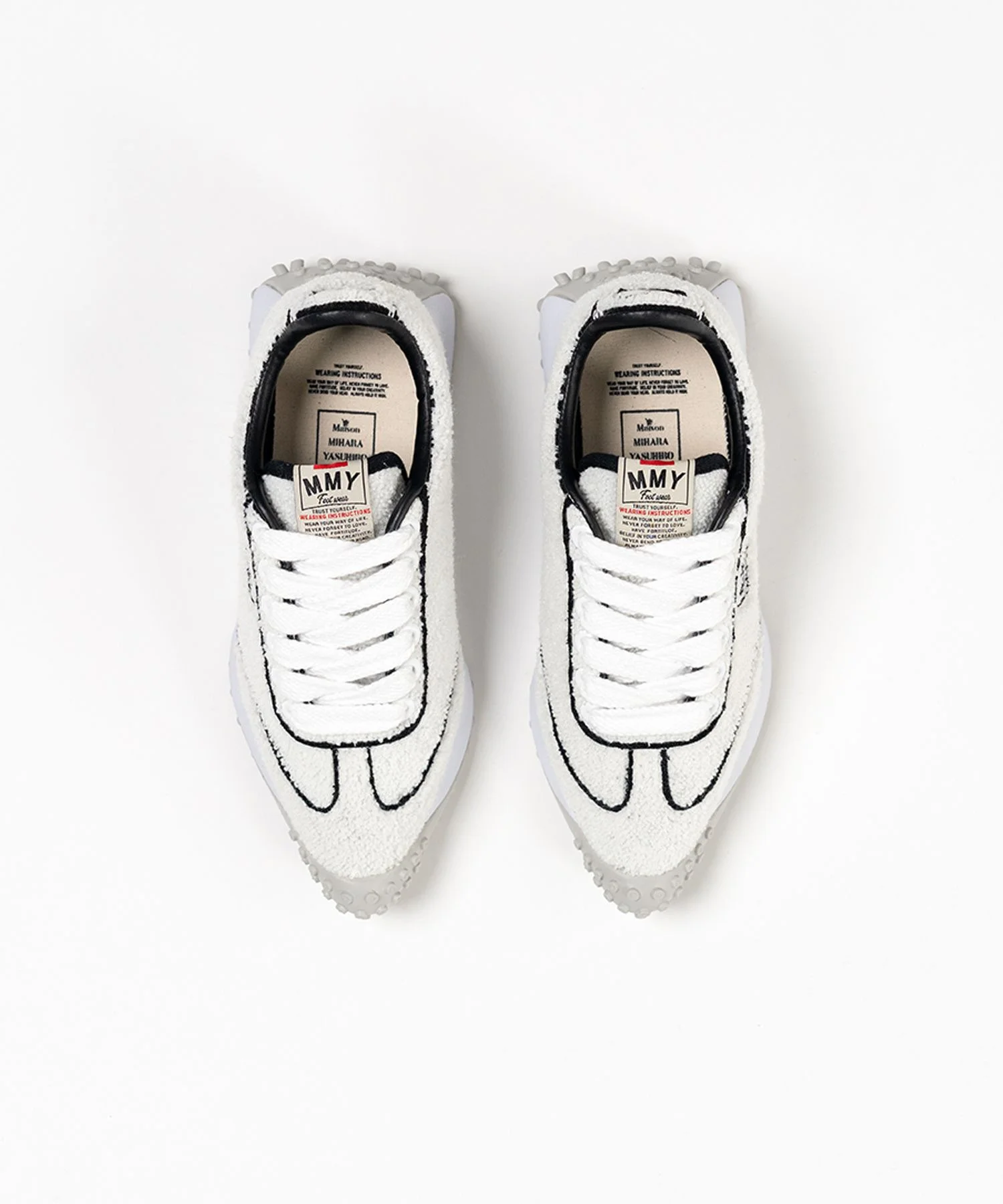 "DAPHNE" OG Sole Chenille Embroidey Canvas Low-top Sneaker - 1