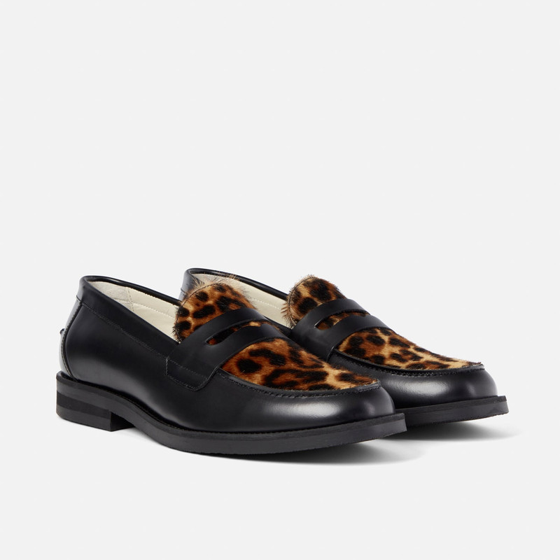 Wilde Leopard Penny Loafer - Men's 4
