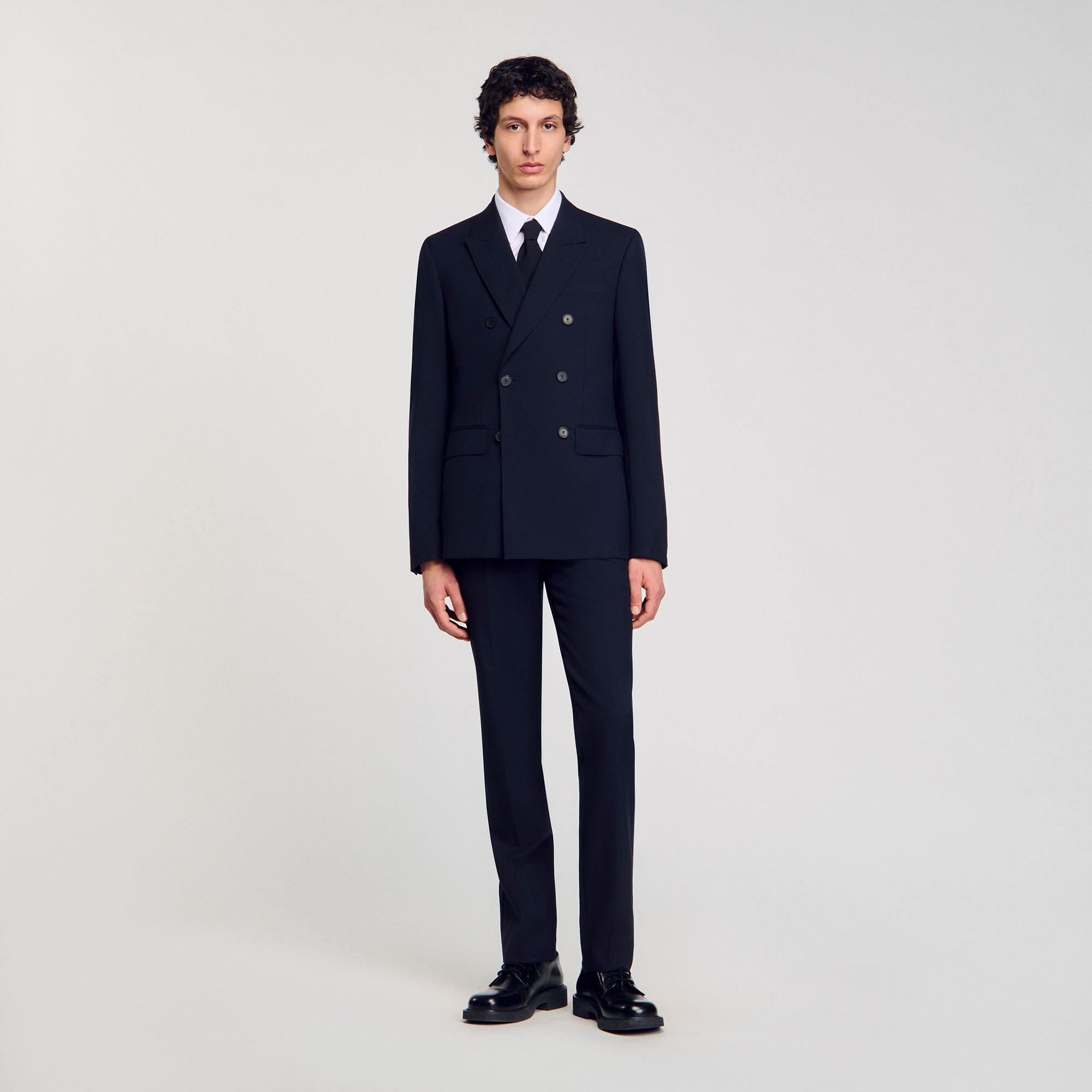 DOUBLE-BREASTED SUIT JACKET - 6