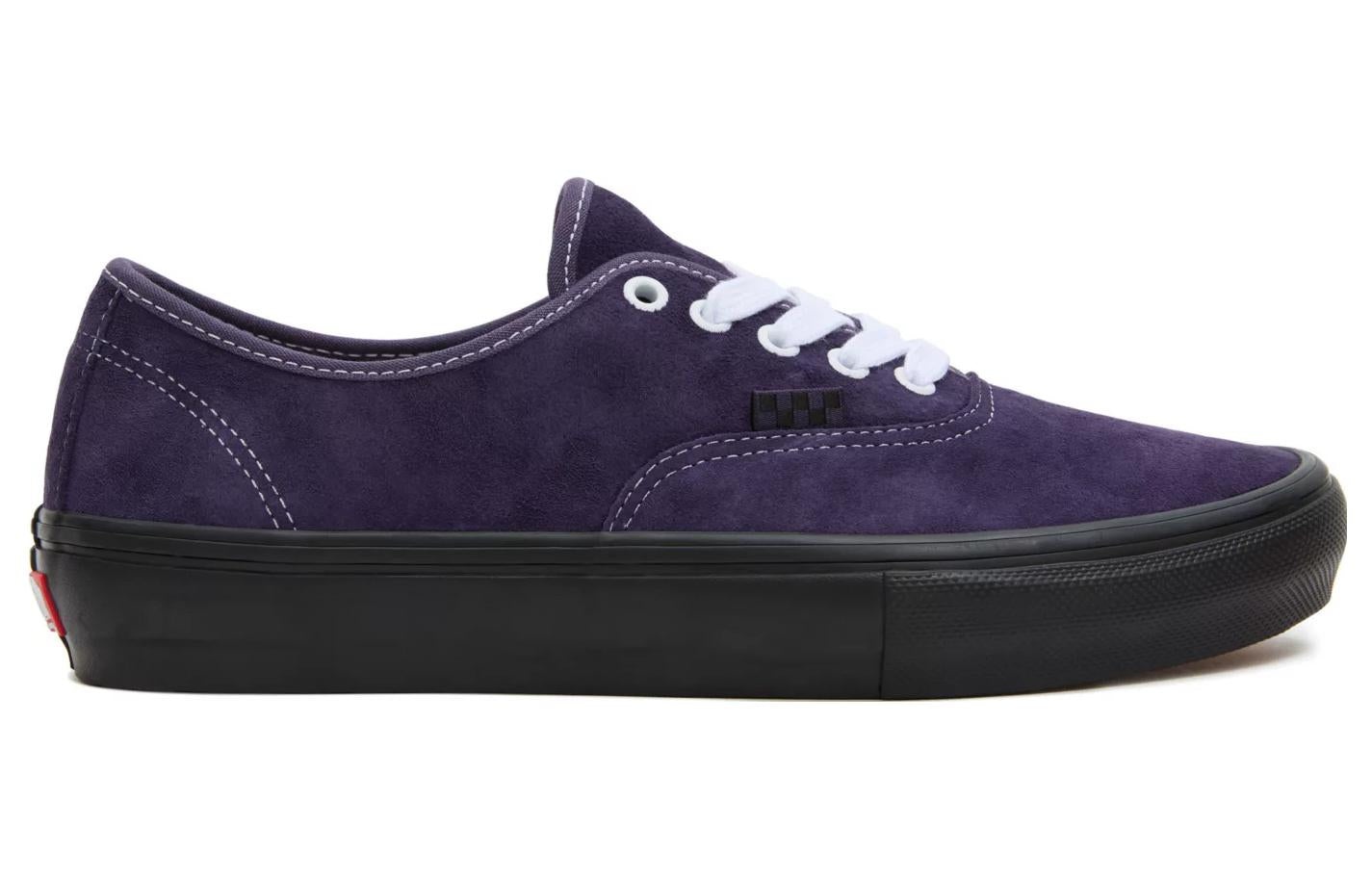 Vans Skate Authentic Pig Suede 'Purple Black' VN0A5FC8BG2 - 2