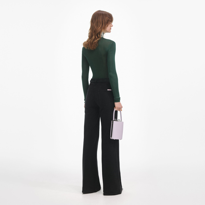 self-portrait Black Flared Jeans outlook