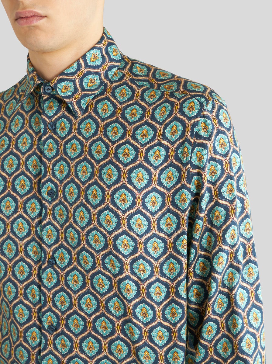 MACRO TIE PRINT SHIRT - 3