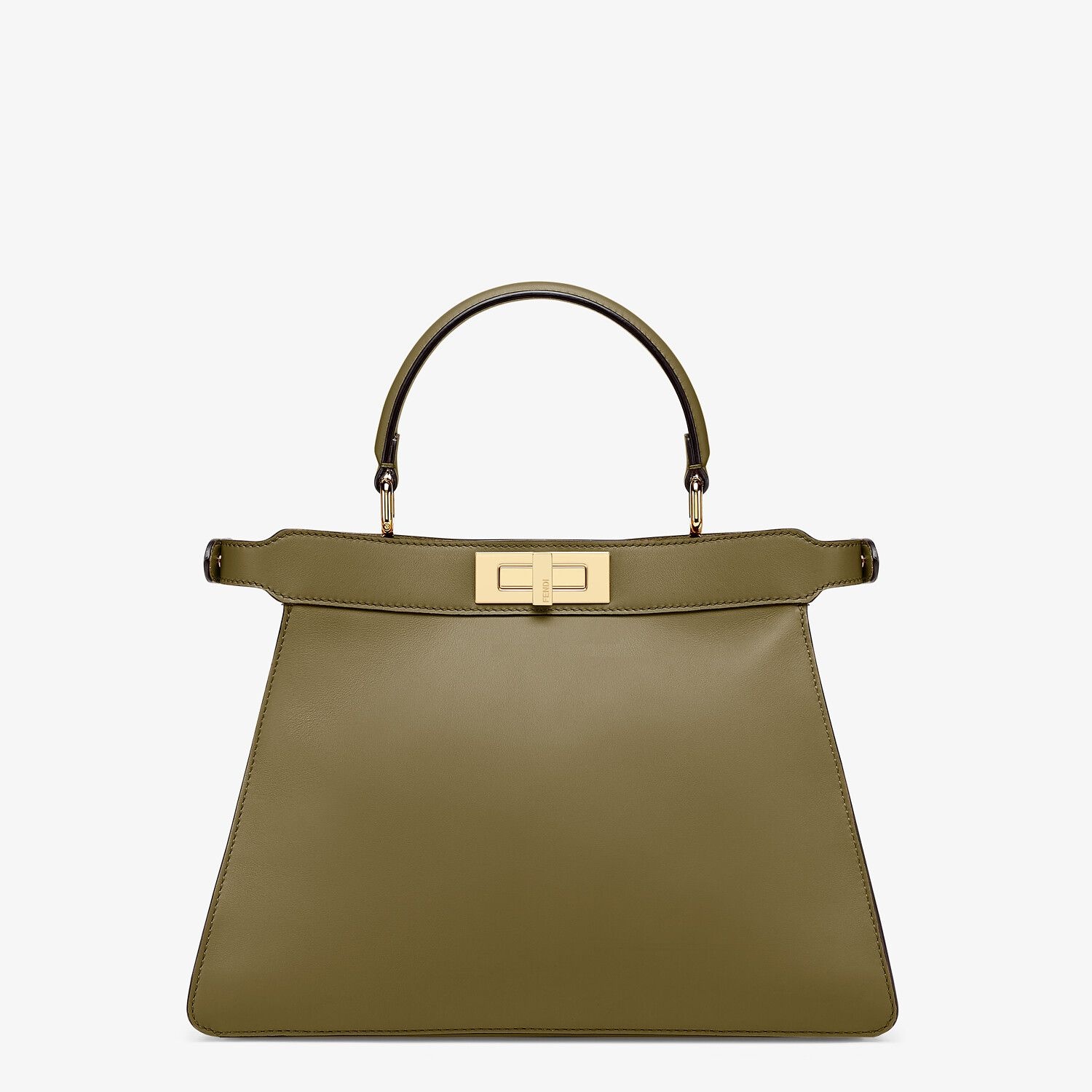 Green leather bag - 6