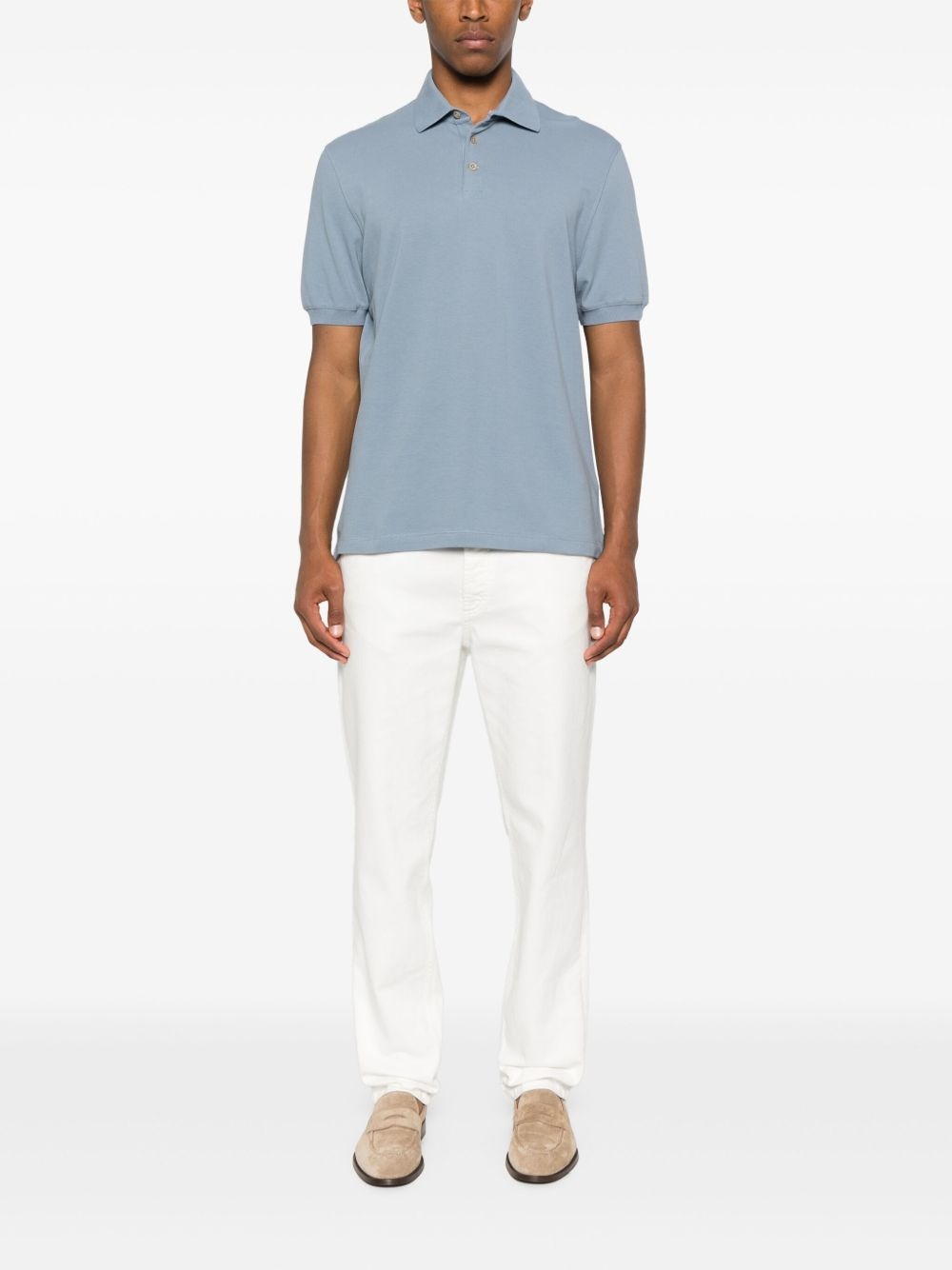 cotton polo shirt - 2