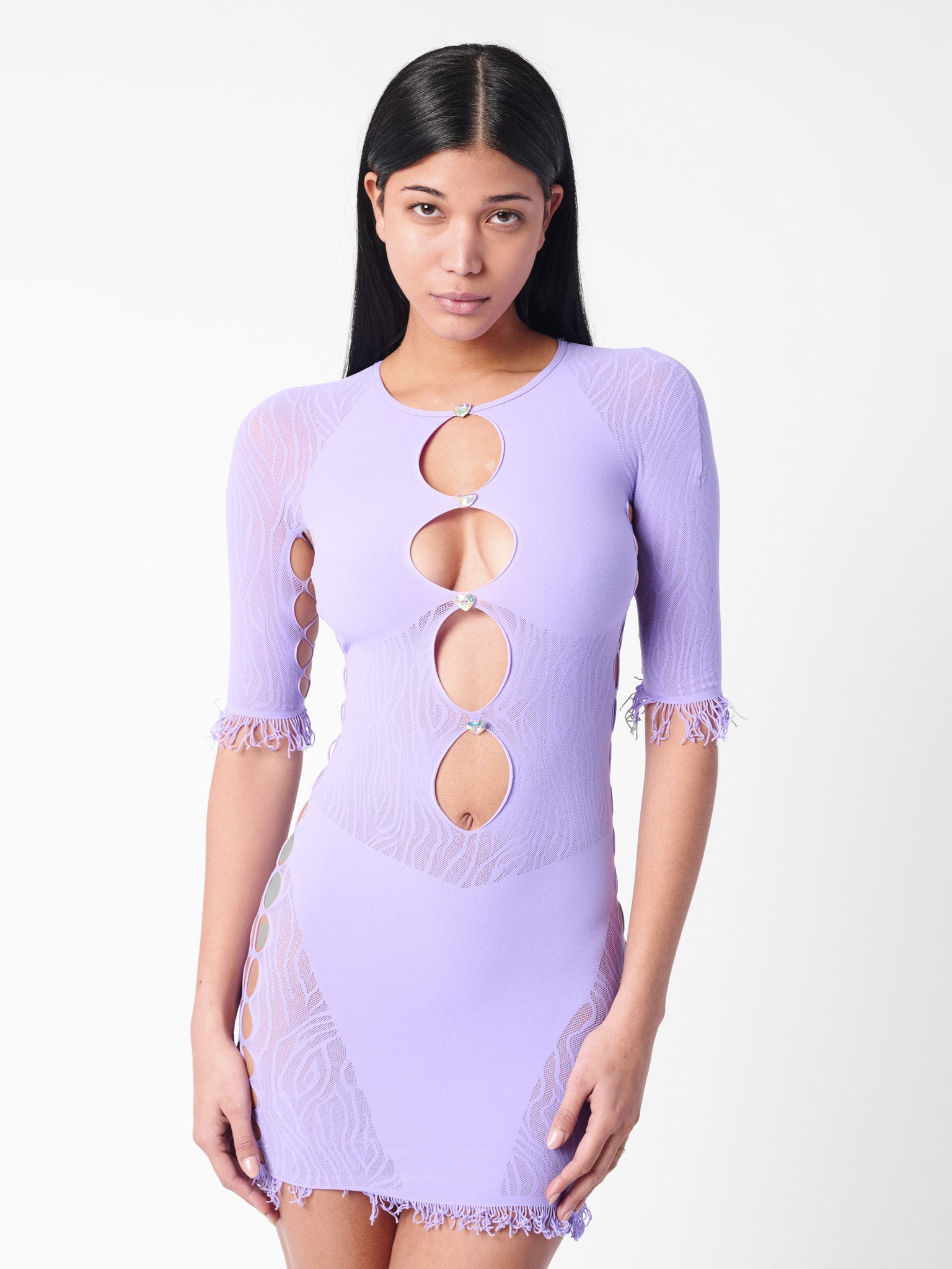 MIRANDA DRESS IN LILAC - 3