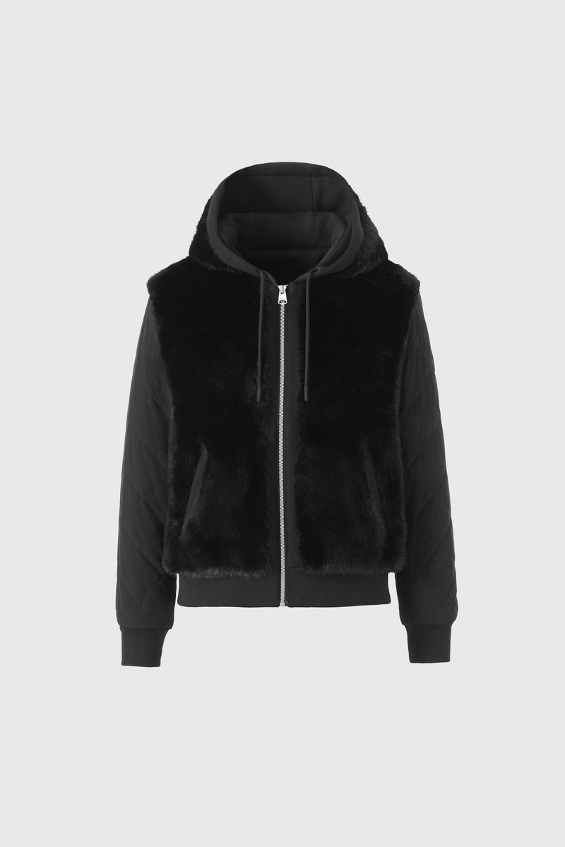 GWENDAL Reversible Faux Fur Hoodie 1