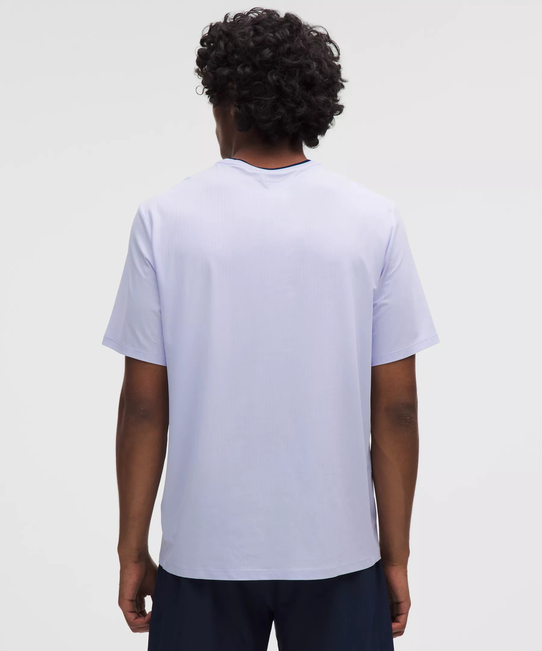 UV-Protective Striped Mesh Tennis T-Shirt - 3