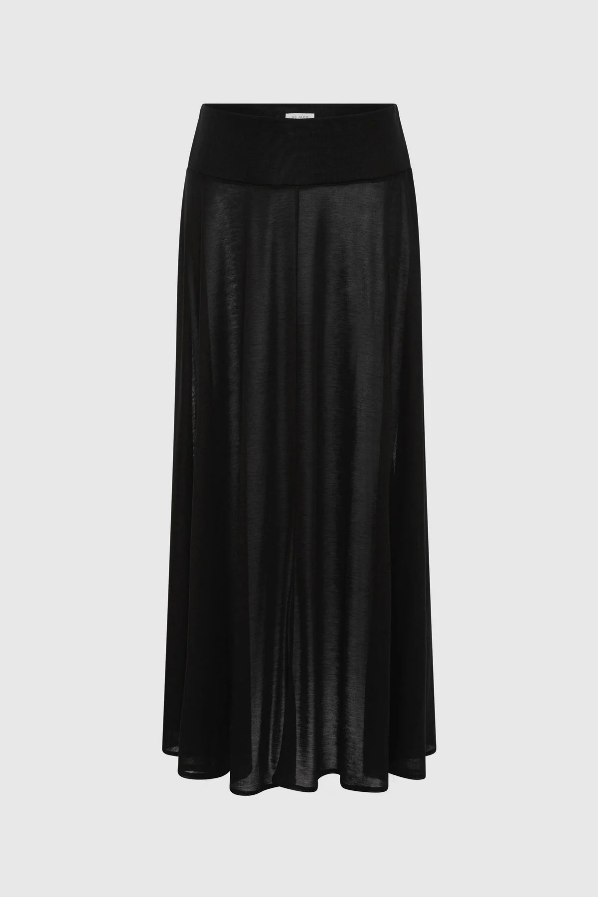 Fluid Jersey Skirt - Charcoal - 1
