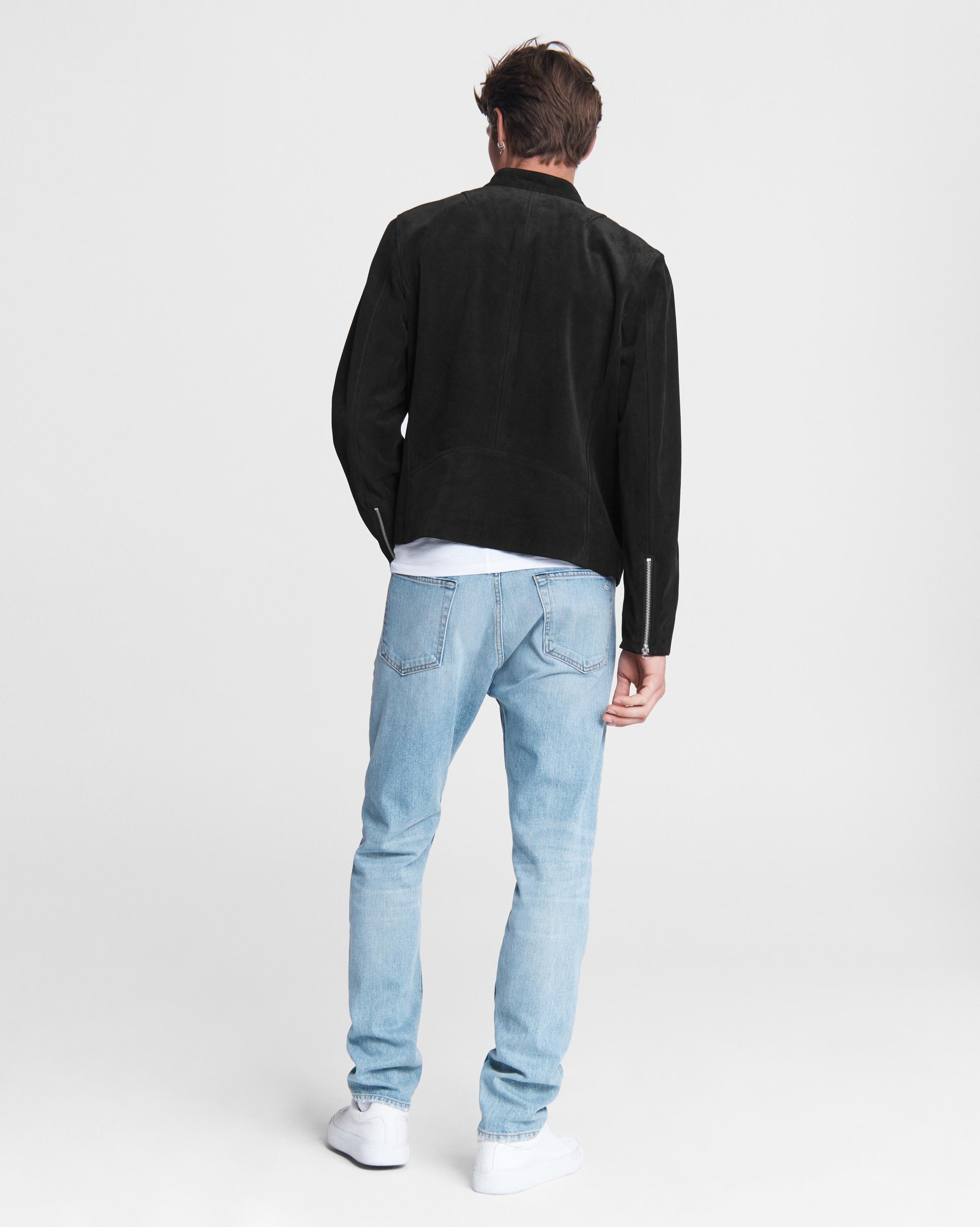 Suede Cafe Racer Jacket
Classic Fit Jacket - 5