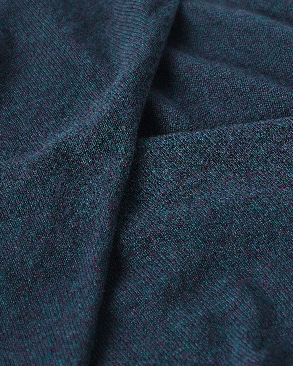 Ballet Wrap Navy Cashmere Cardigan - 6