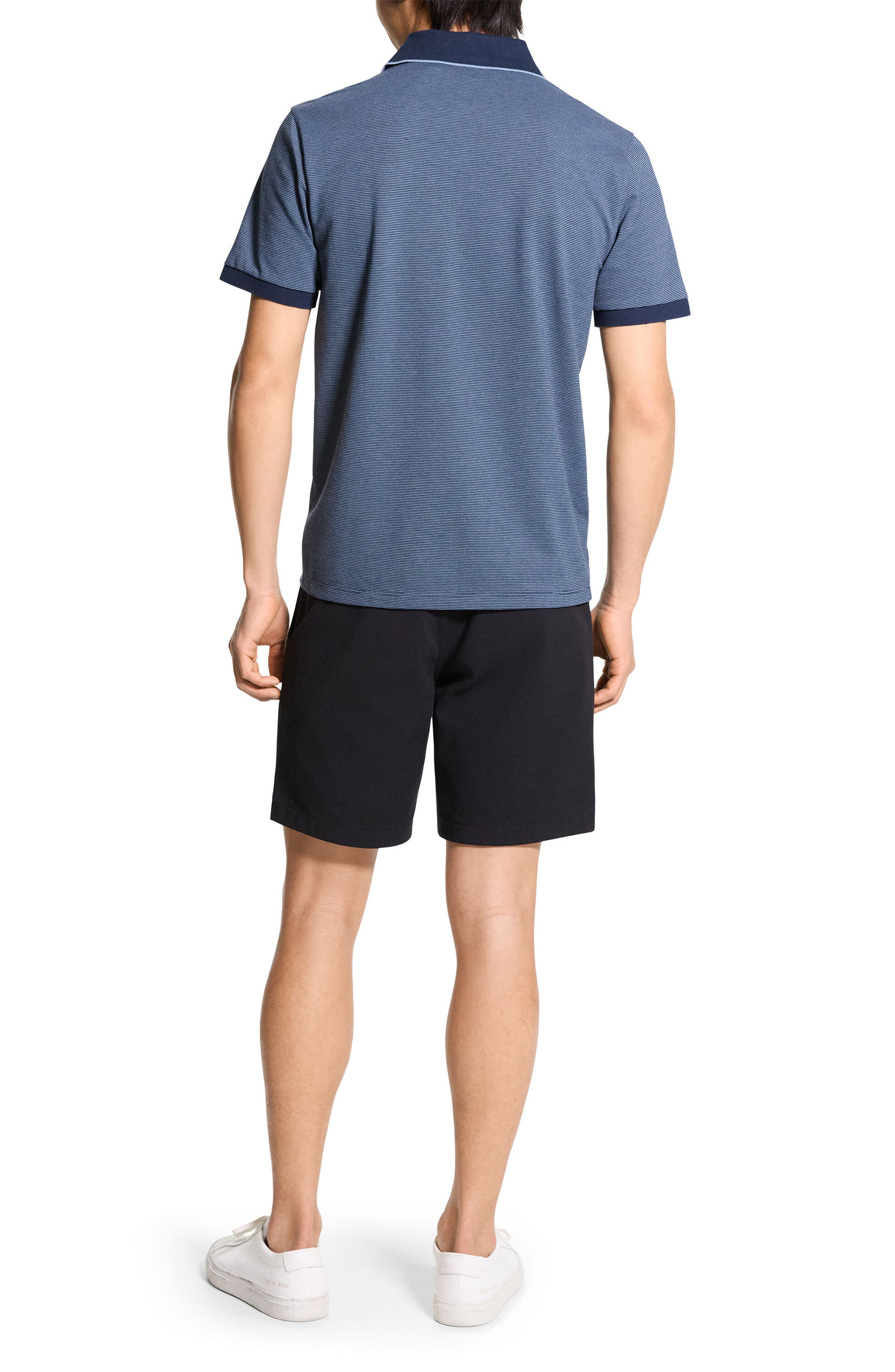 Theory Bird's Eye Polo in Baltic Multi at Nordstrom - 8