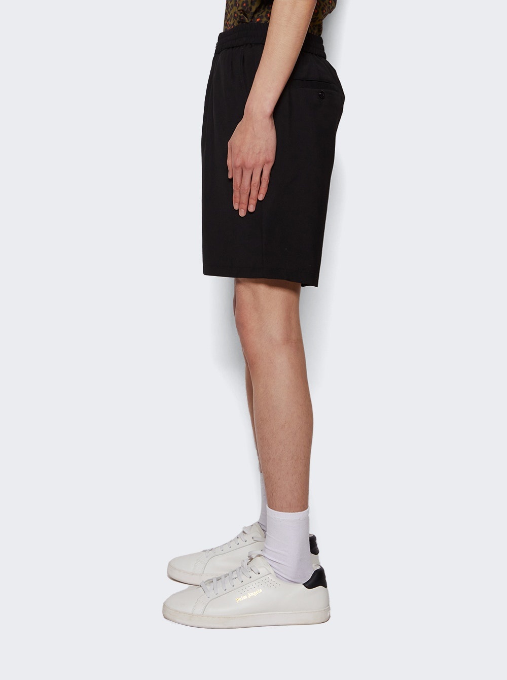 Elasticated Waist Shorts Black - 4