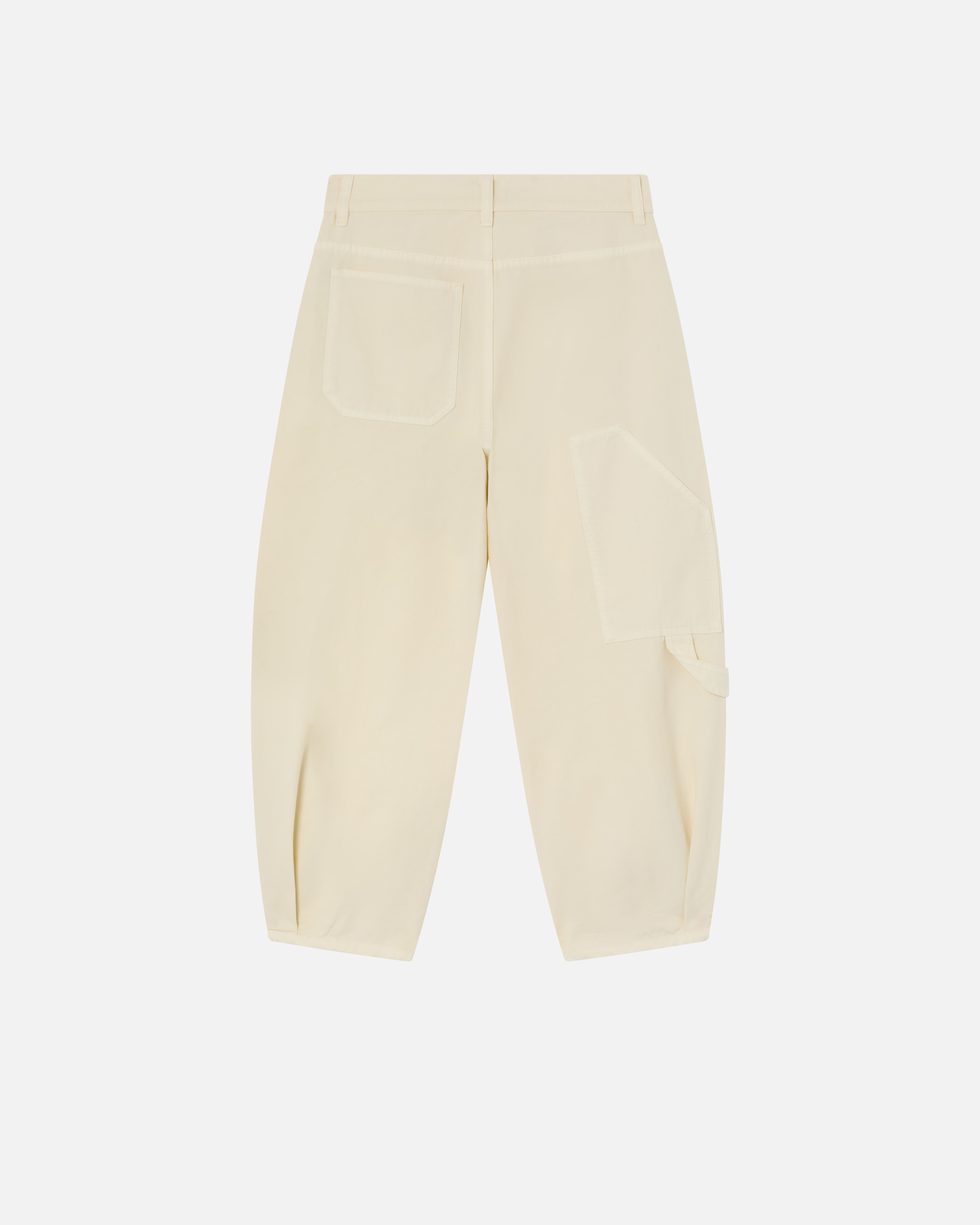 COTTON CANVAS BALLOON TROUSERS - 6