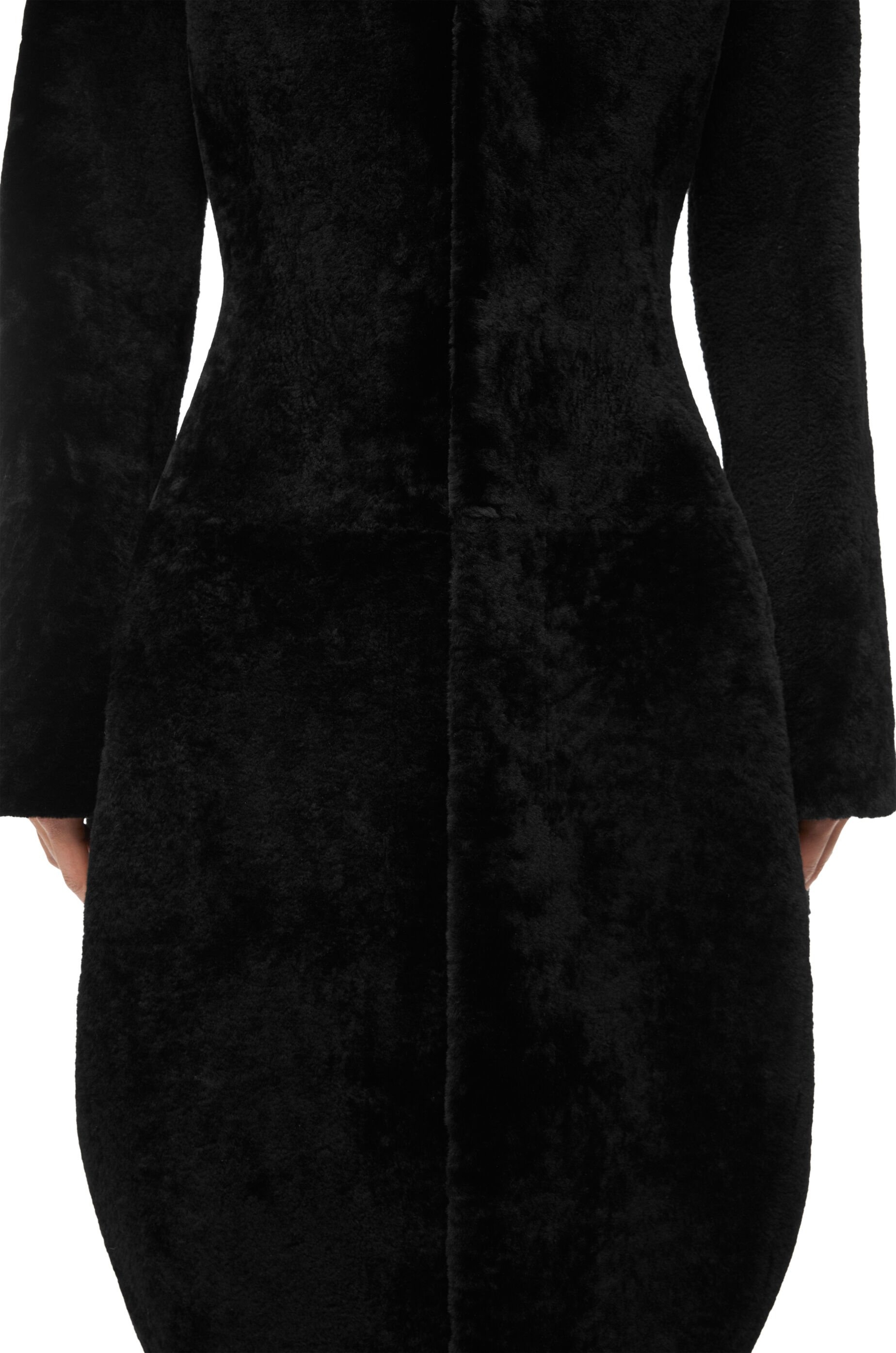 Balloon coat in shearling - 5