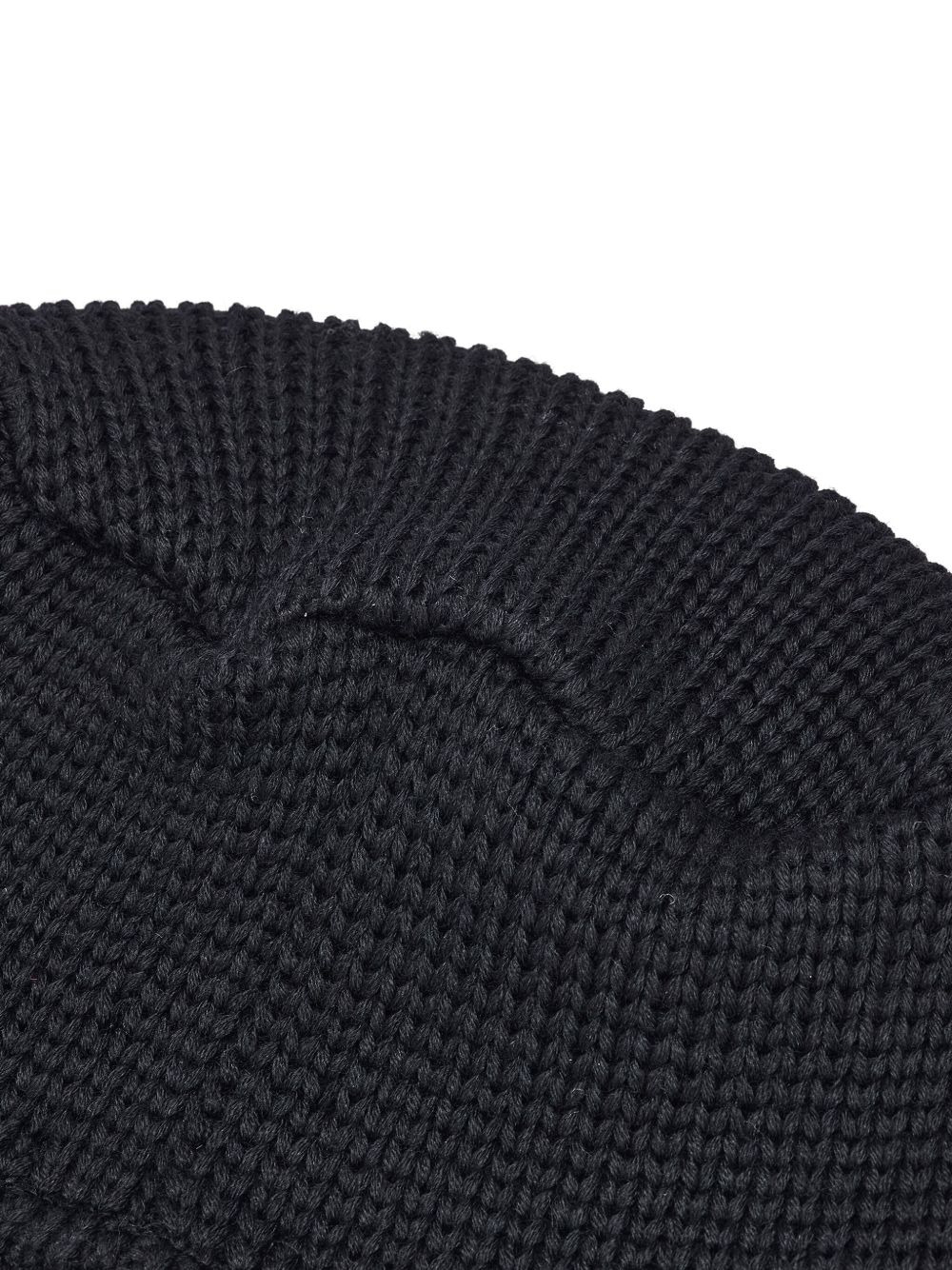 butterfly-embroidered ribbed bucket hat - 4
