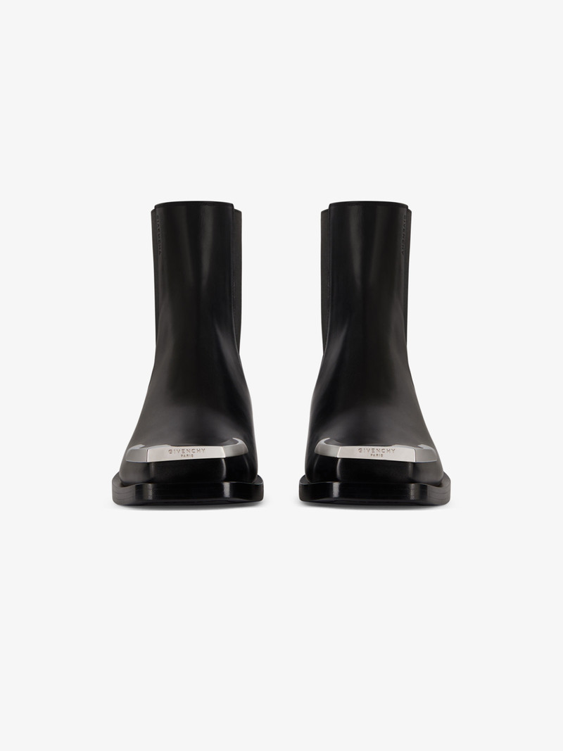 Austin chelsea boots in leather with metal tips 3