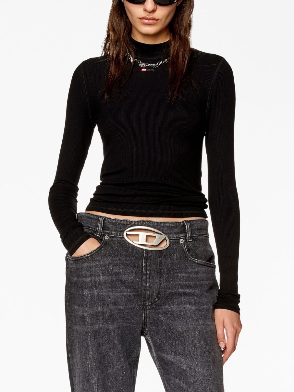 T-Mokky logo-embroidered T-shirt - 3