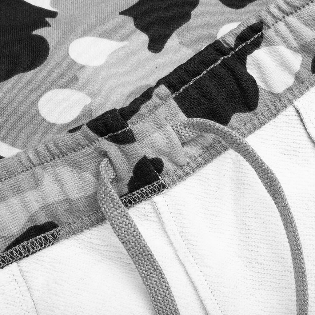 1ST CAMO SHARK REGULAR FIT SWEAT SHORTS - GRAY - 5