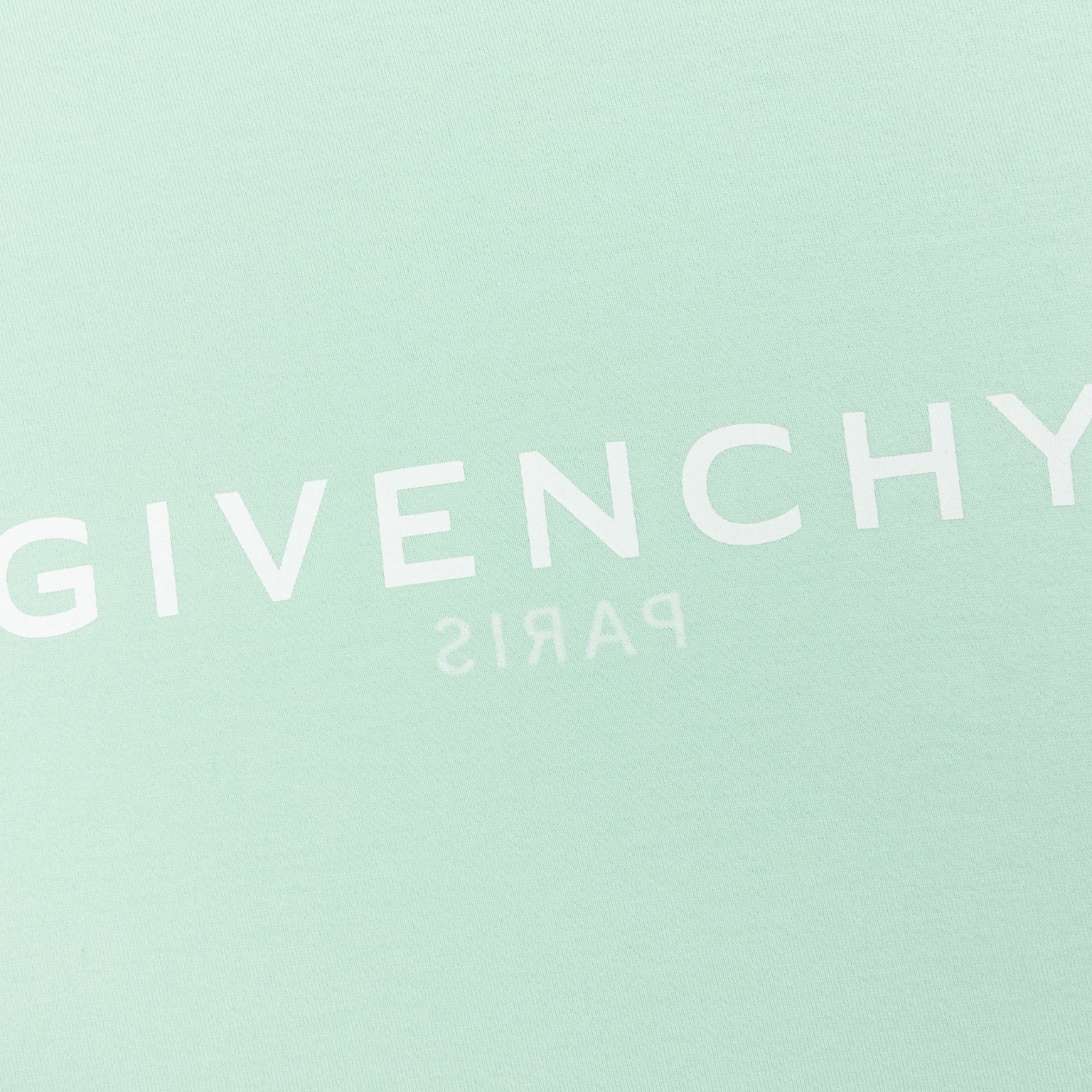 SLIM FIT REVERSE PRINT T-SHIRT - AQUA GREEN - 3