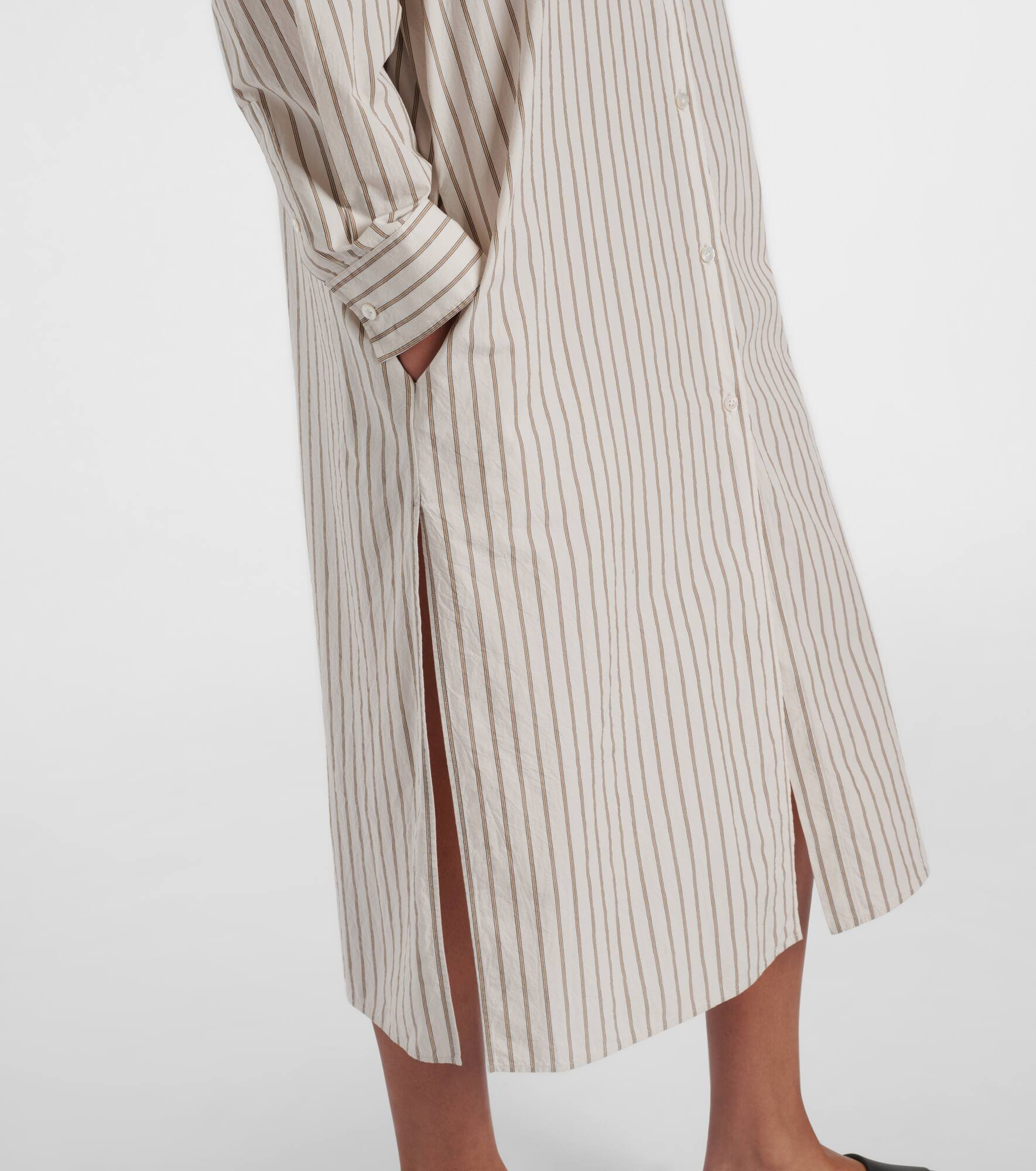 Chihiro striped cotton shirt dress - 5