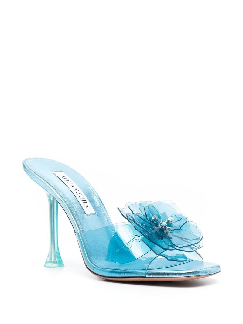 AQUAZZURA Zsa Zsa 95mm mule sandals outlook