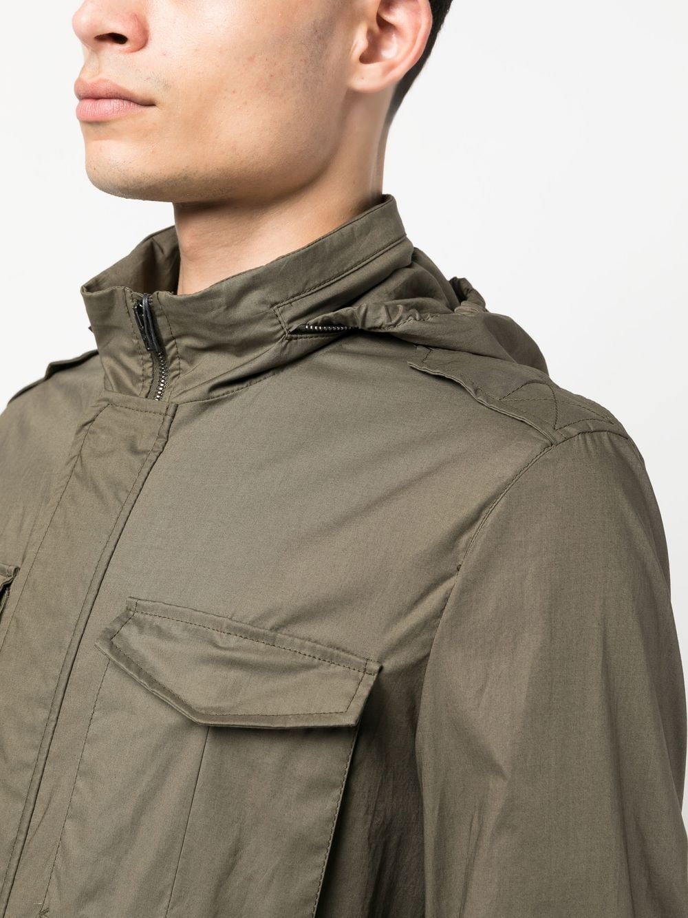 long-sleeve zip-up hoodie jacket - 5