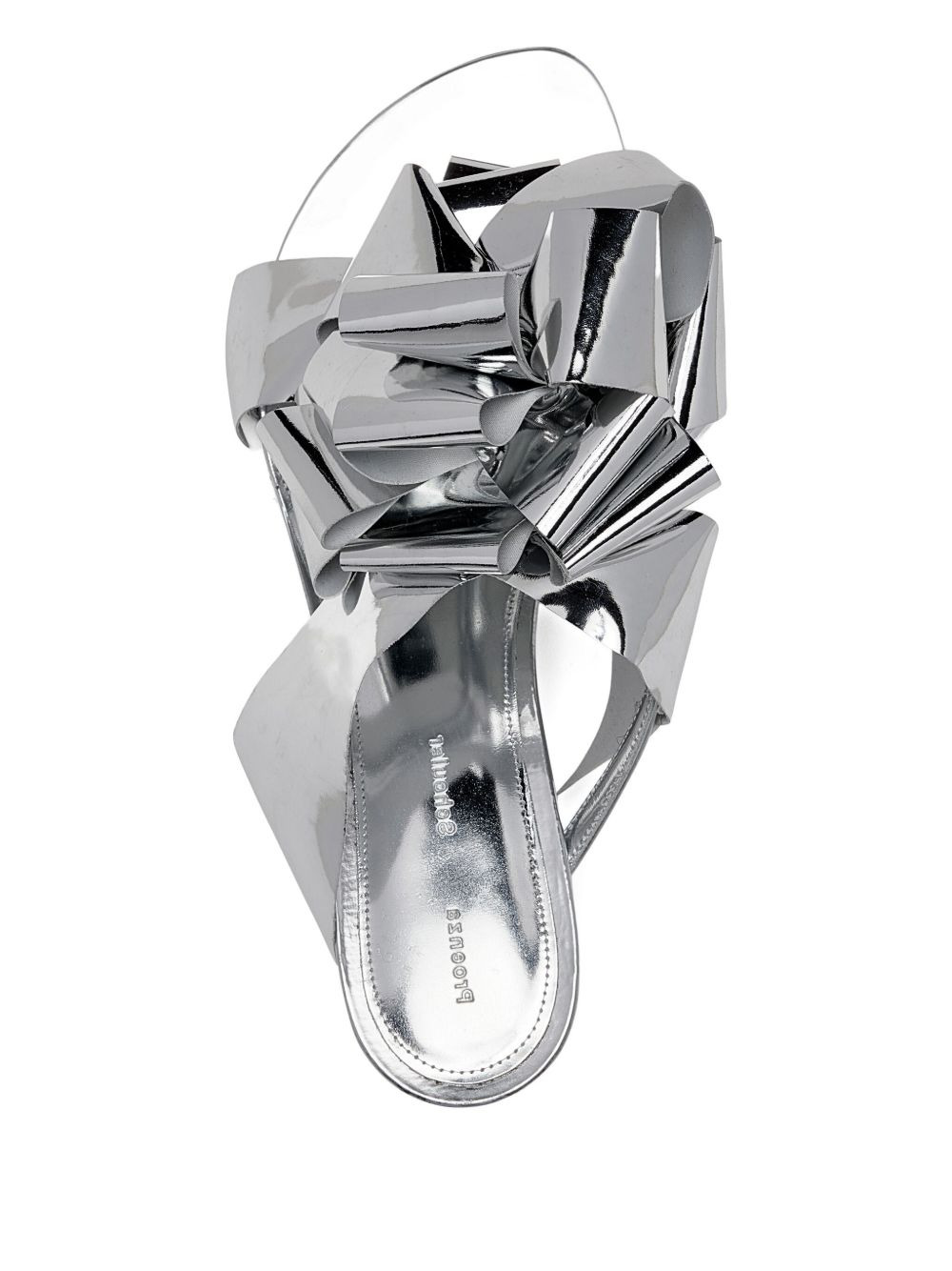 60mm bow-embellishment heeled sandals - 3