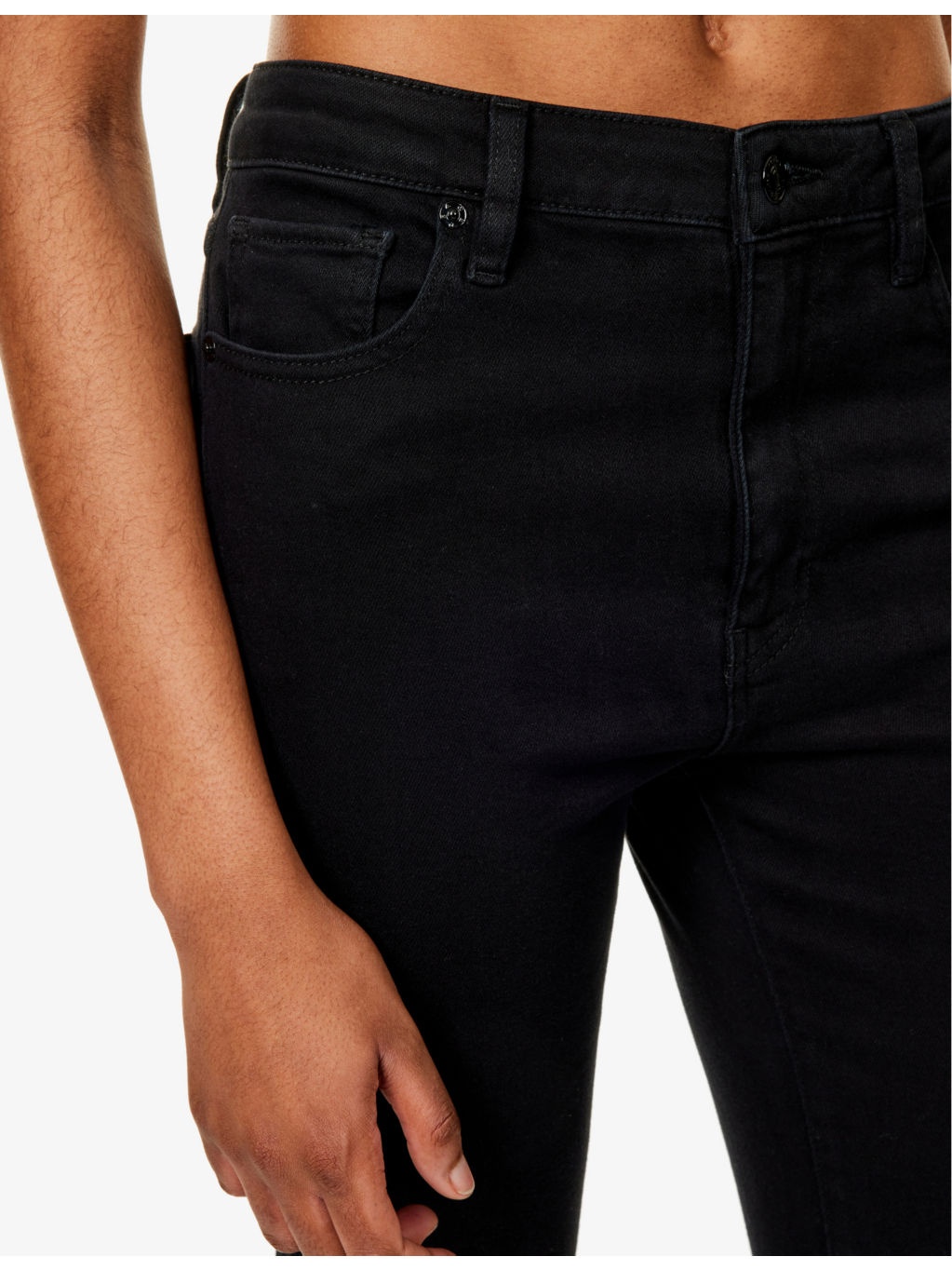The Reboot Crop Flared Straight-Leg High-Rise Stretch-Denim Blend Jeans - 5