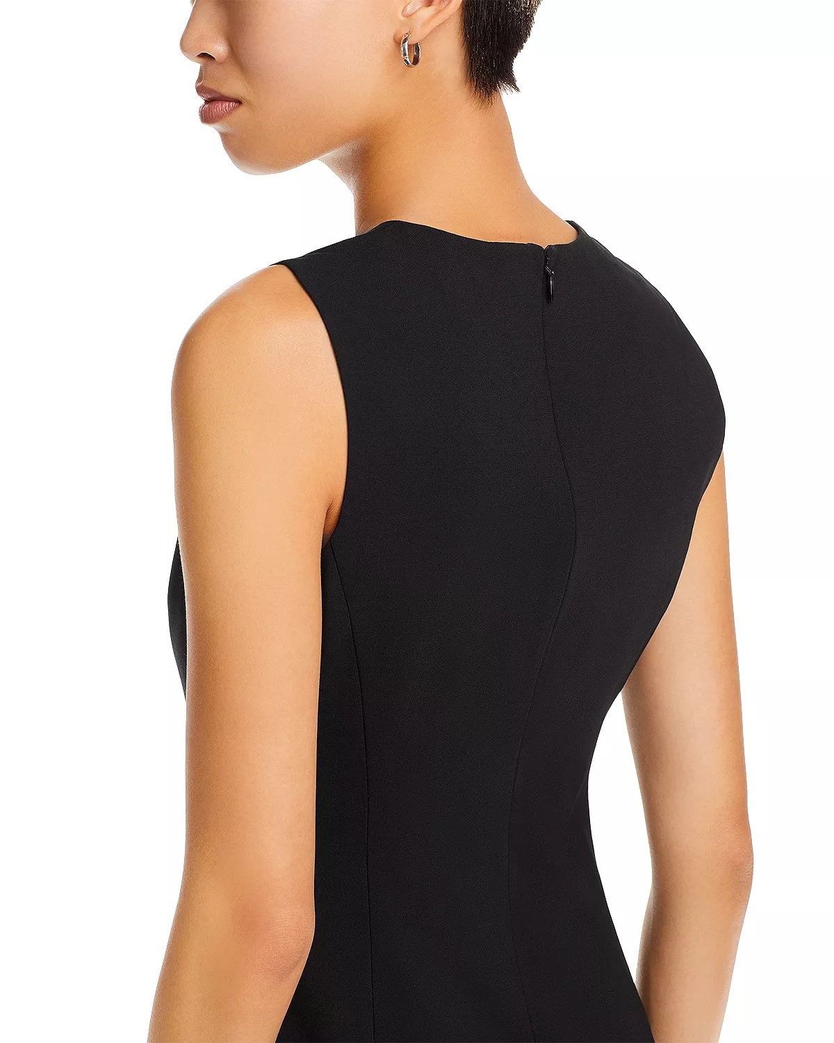 V Neck Midi Dress - 5