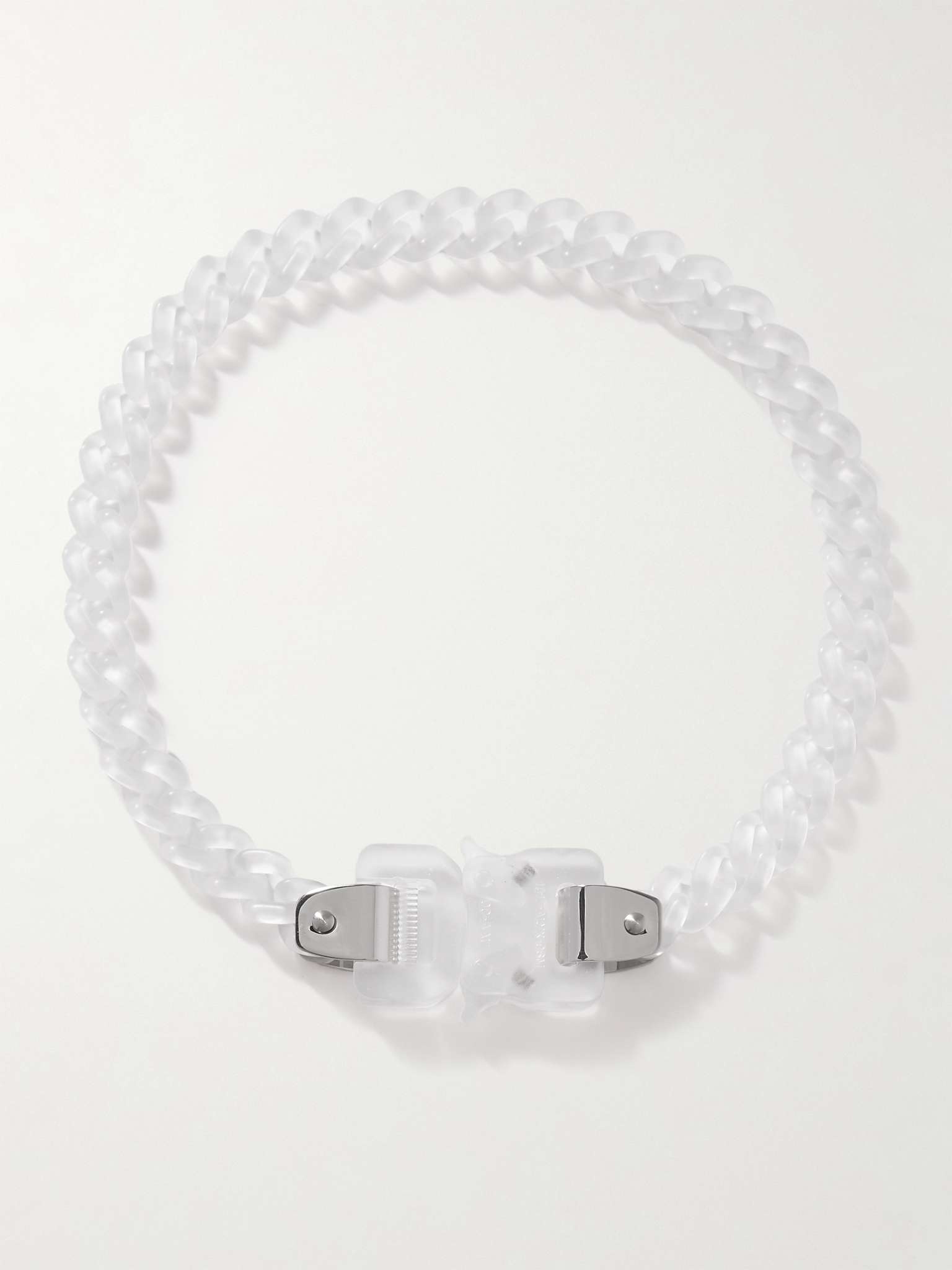 Silver-Tone and Nylon Necklace - 1