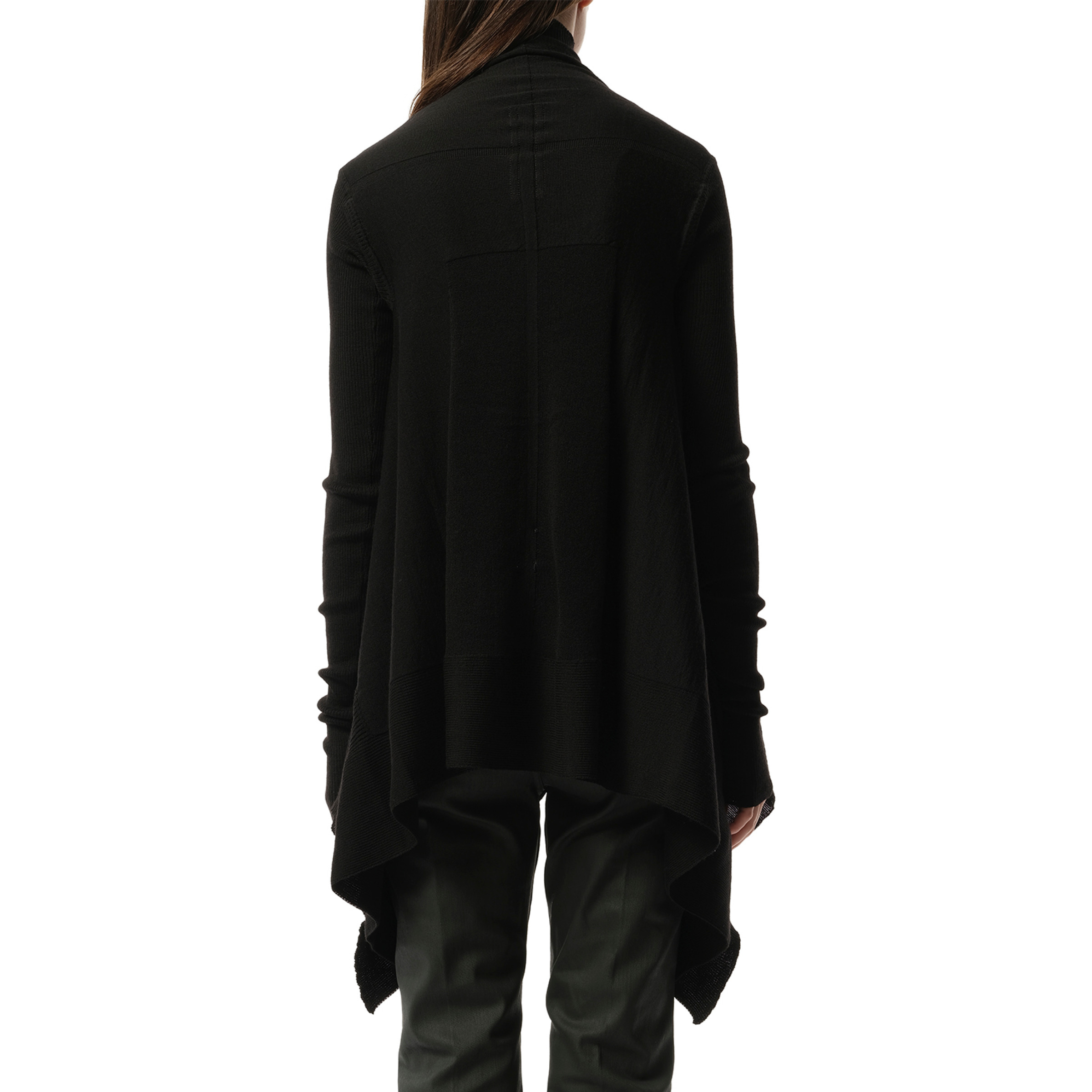 Medium Wrap Cardigan in Black - 6