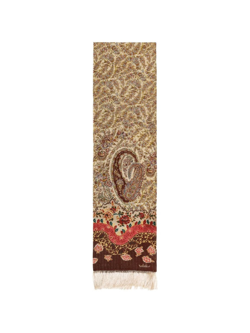 paisley fringed scarf 1
