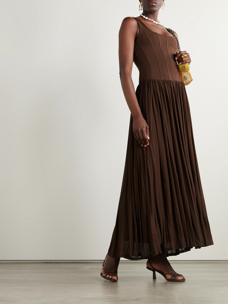 SIMKHAI Jamie Jersey Midi Dress outlook