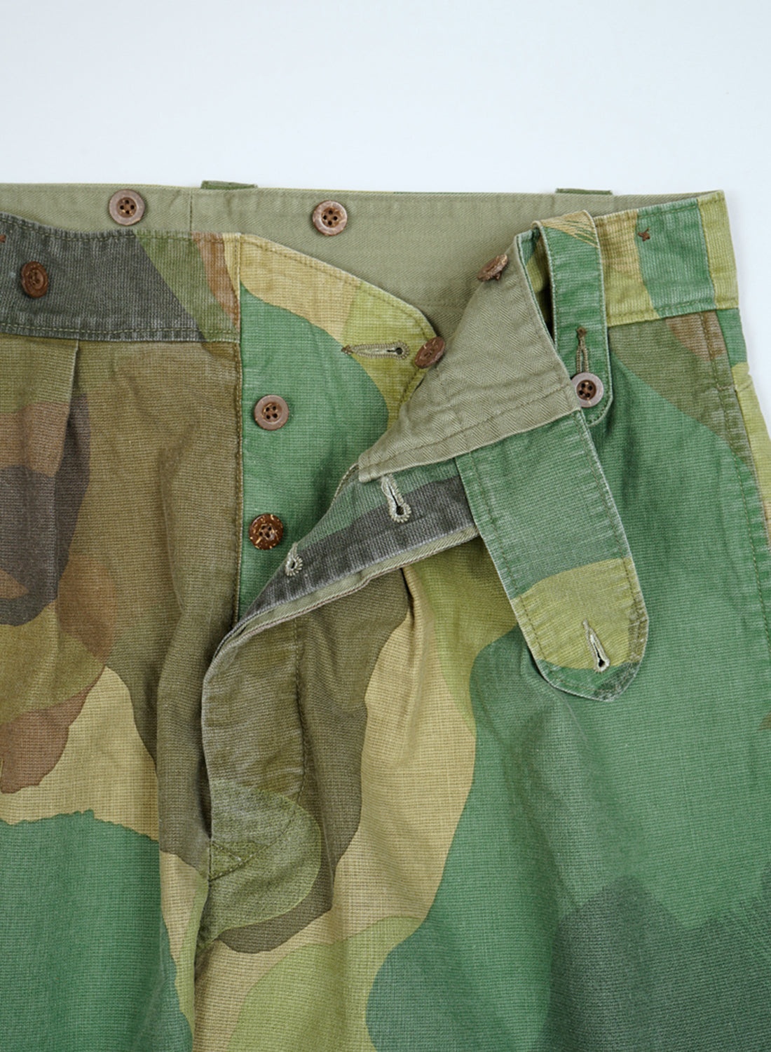 50s Battle Dress Short Camo in Green - 8