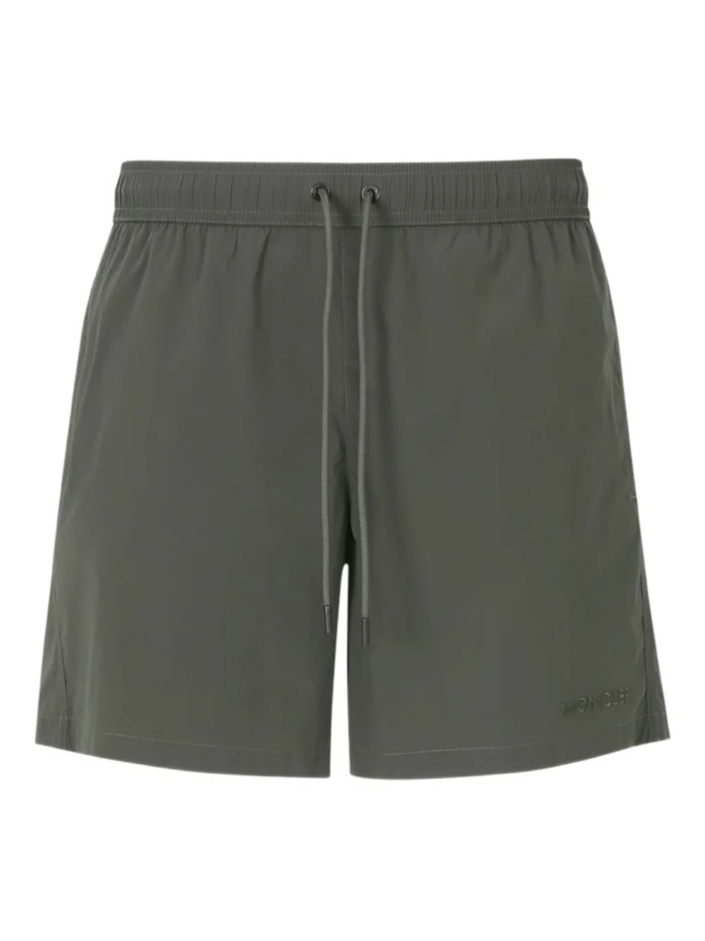 logo-embroidered swim shorts - 1