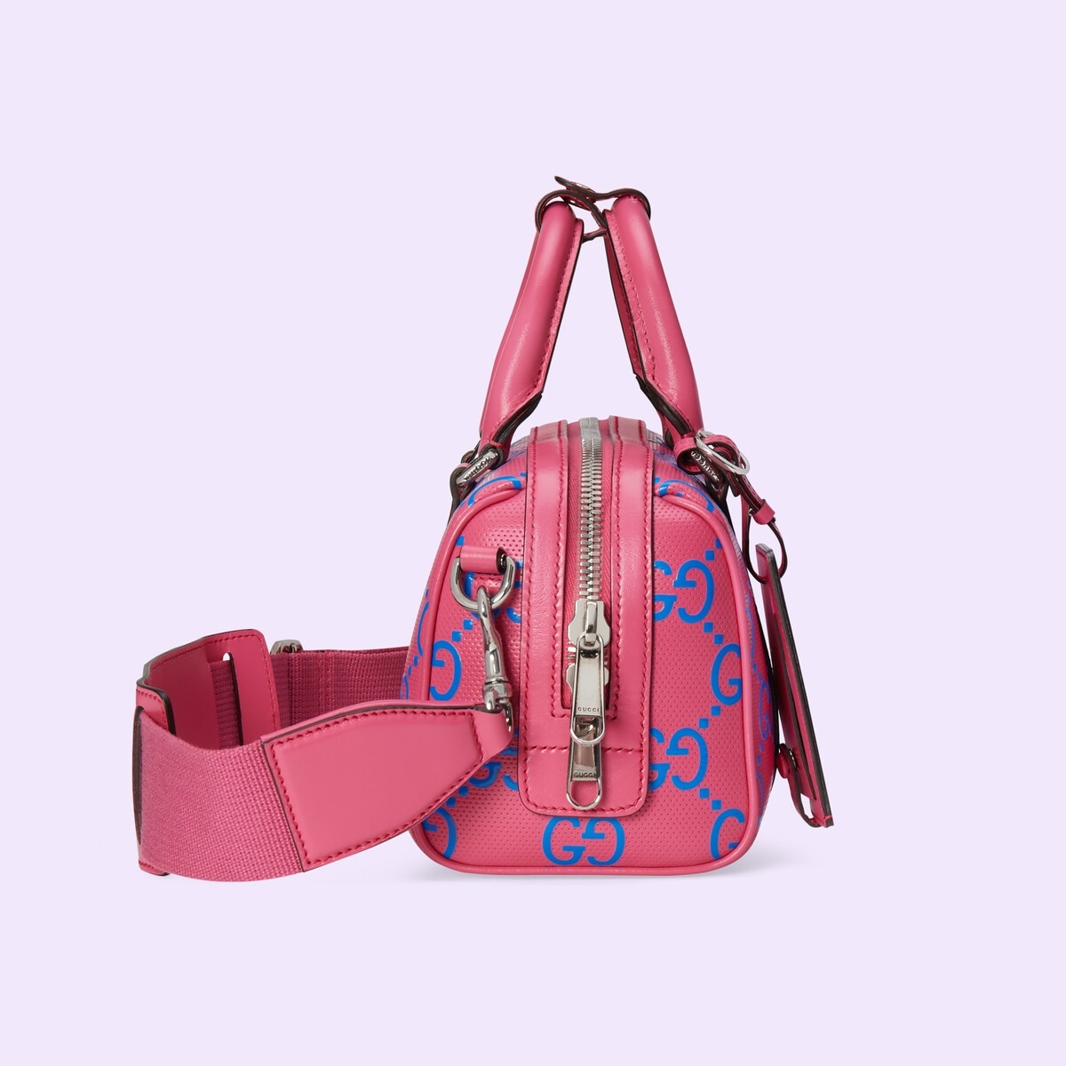 GG embossed mini duffle bag - 6
